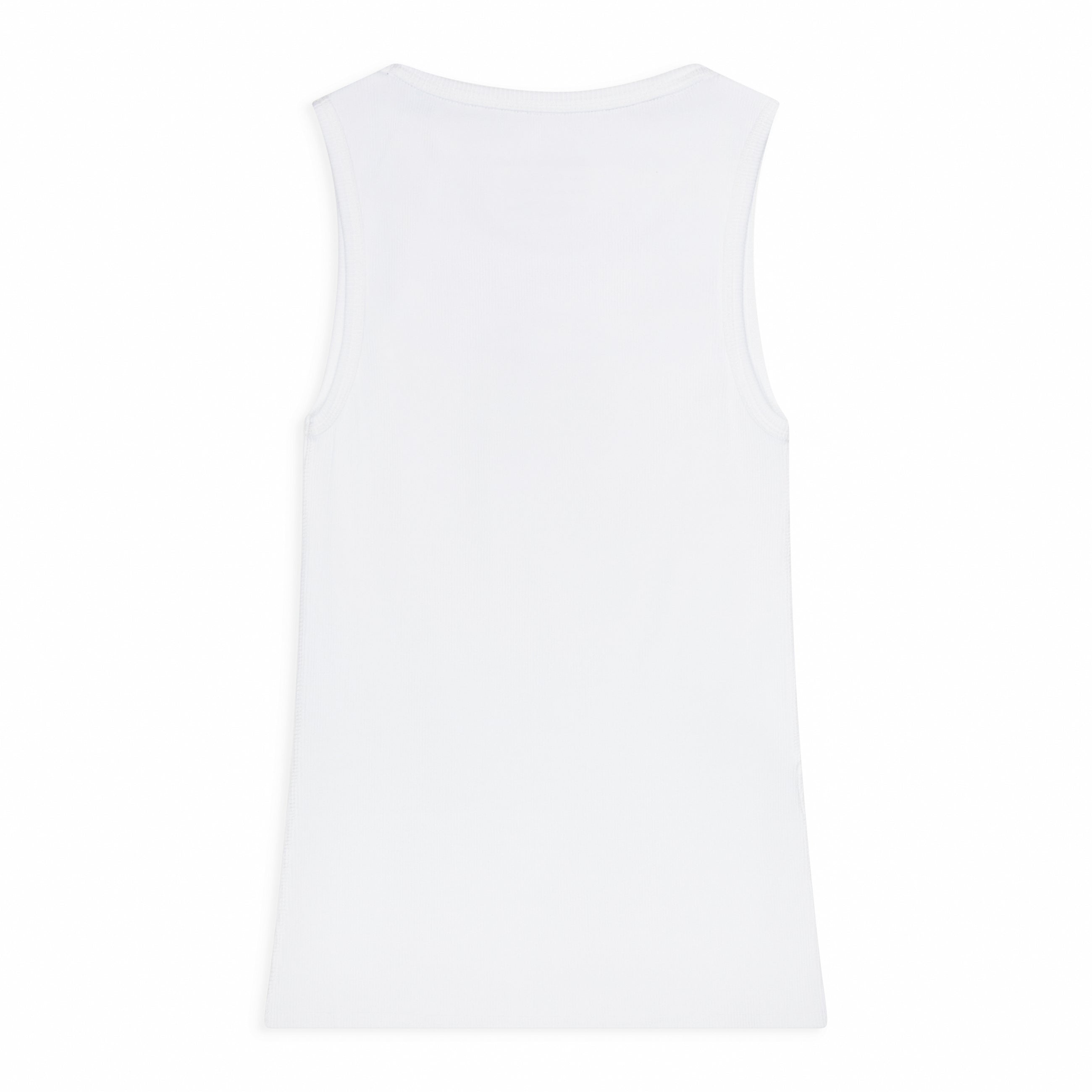 Martine Rose Ribbed Tank Top White
