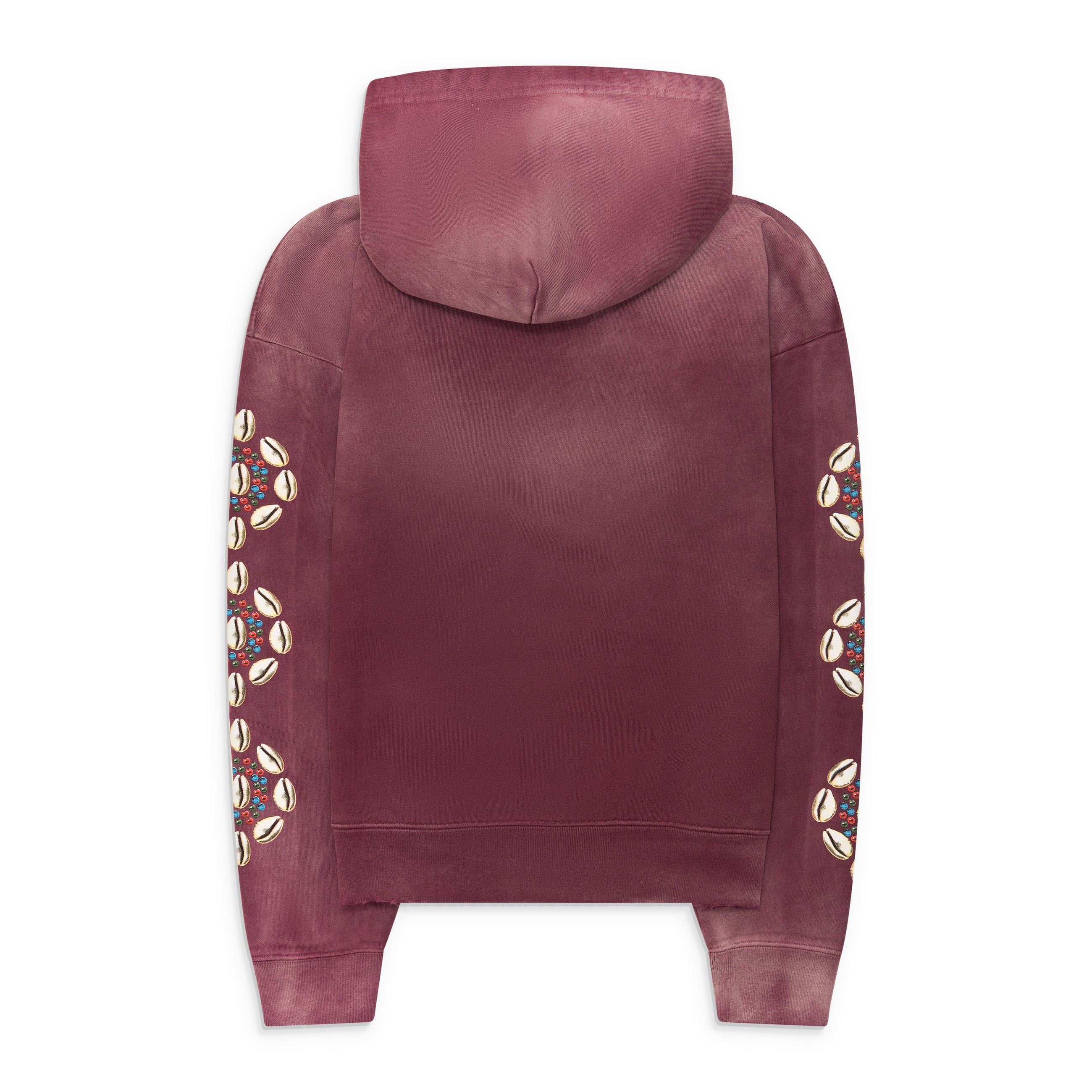 Barriers Cowrie Shell Hoodie Pink