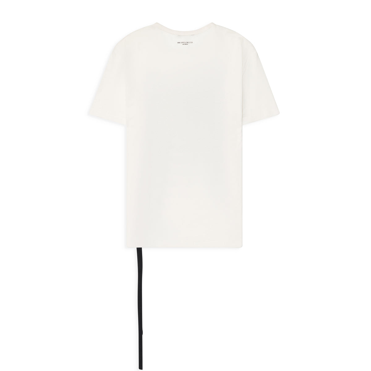 Ann Demeulemeester Baptist Standard Fit T-Shirt With "Le Voyou" Print White