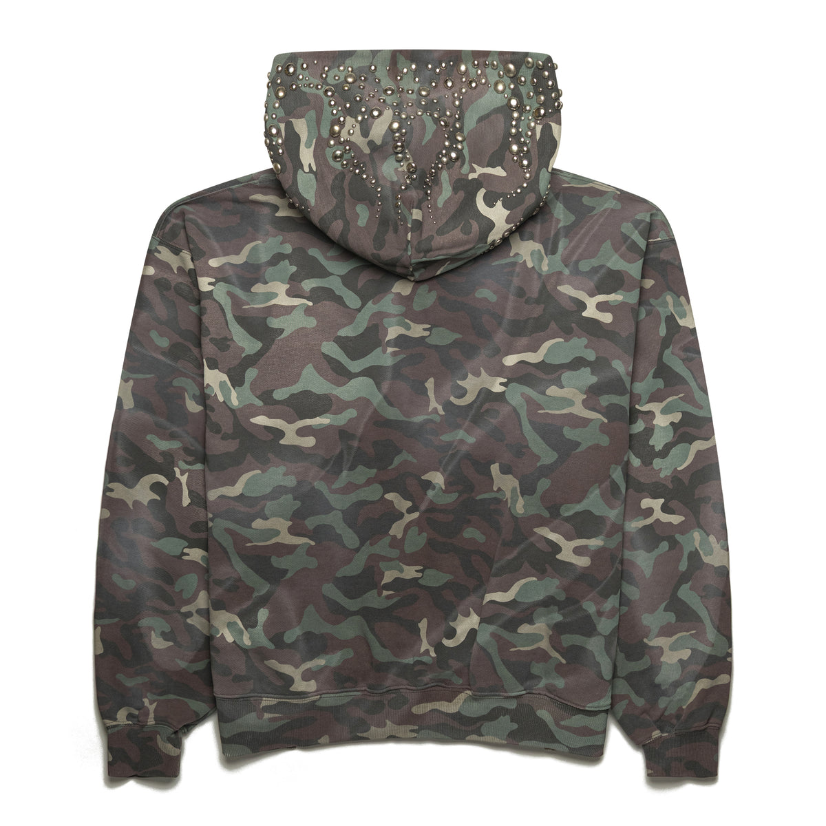 Thug Club Hotheaded Riding Skull Hoodie Camo