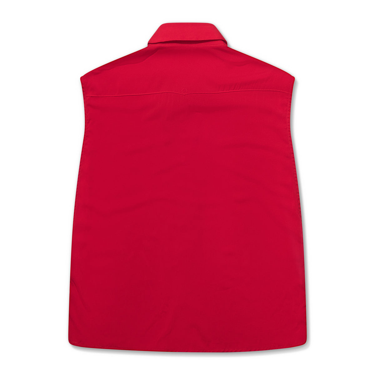 YOSSI CORP Red Viscose Muscle Shirt Red