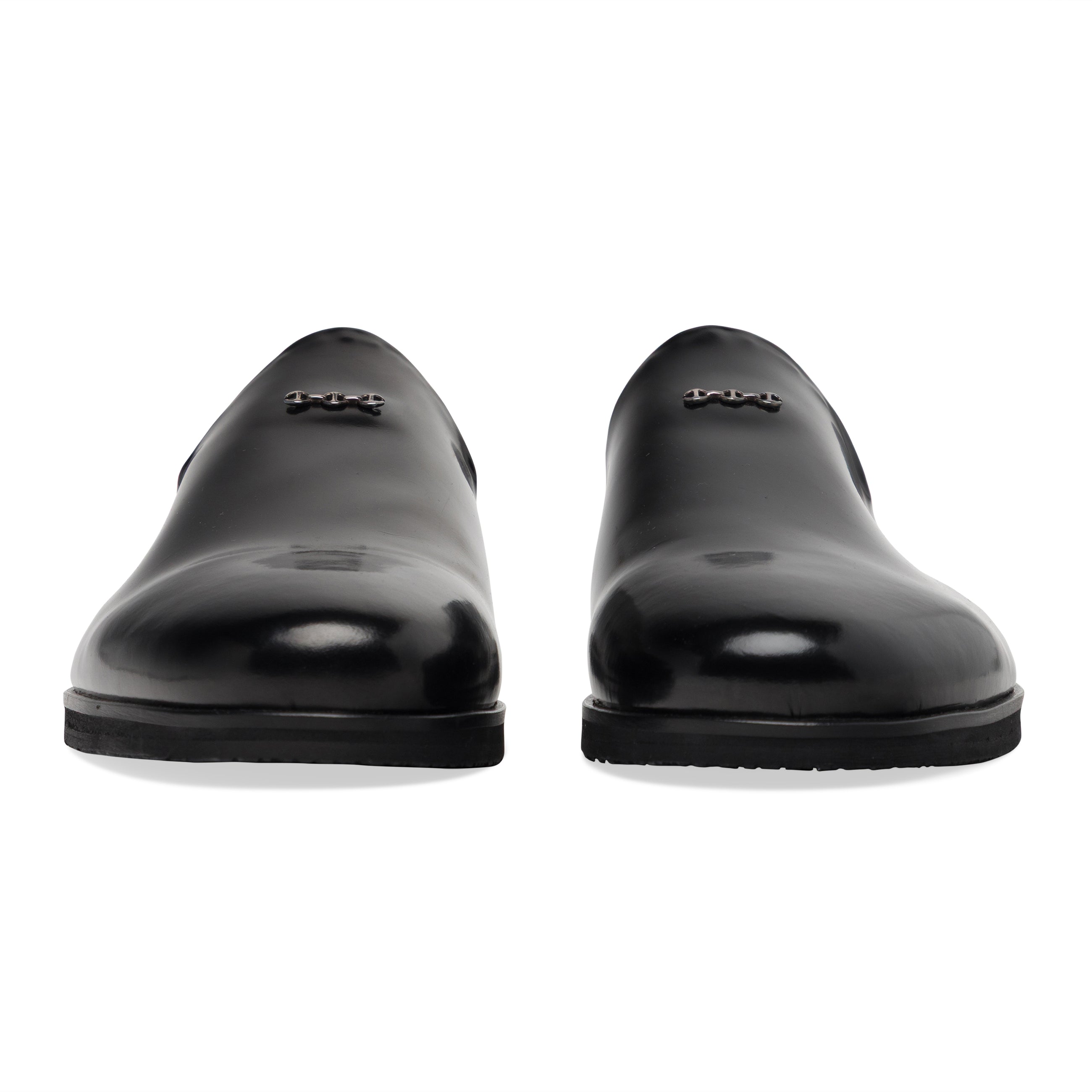 424 x Hoorsenbuhs Fur Slippers Black