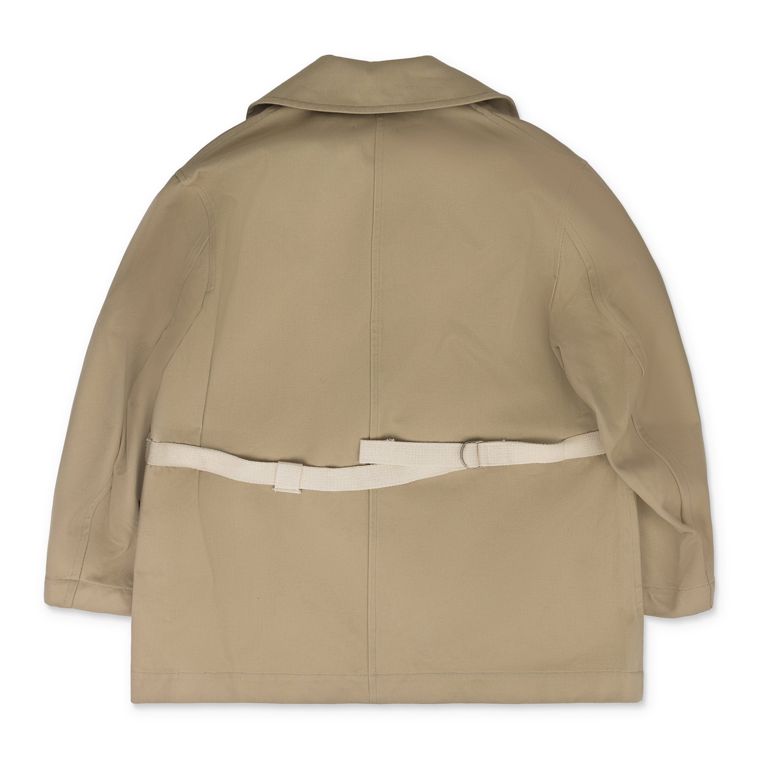 3MAN Belted Peacoat Beige