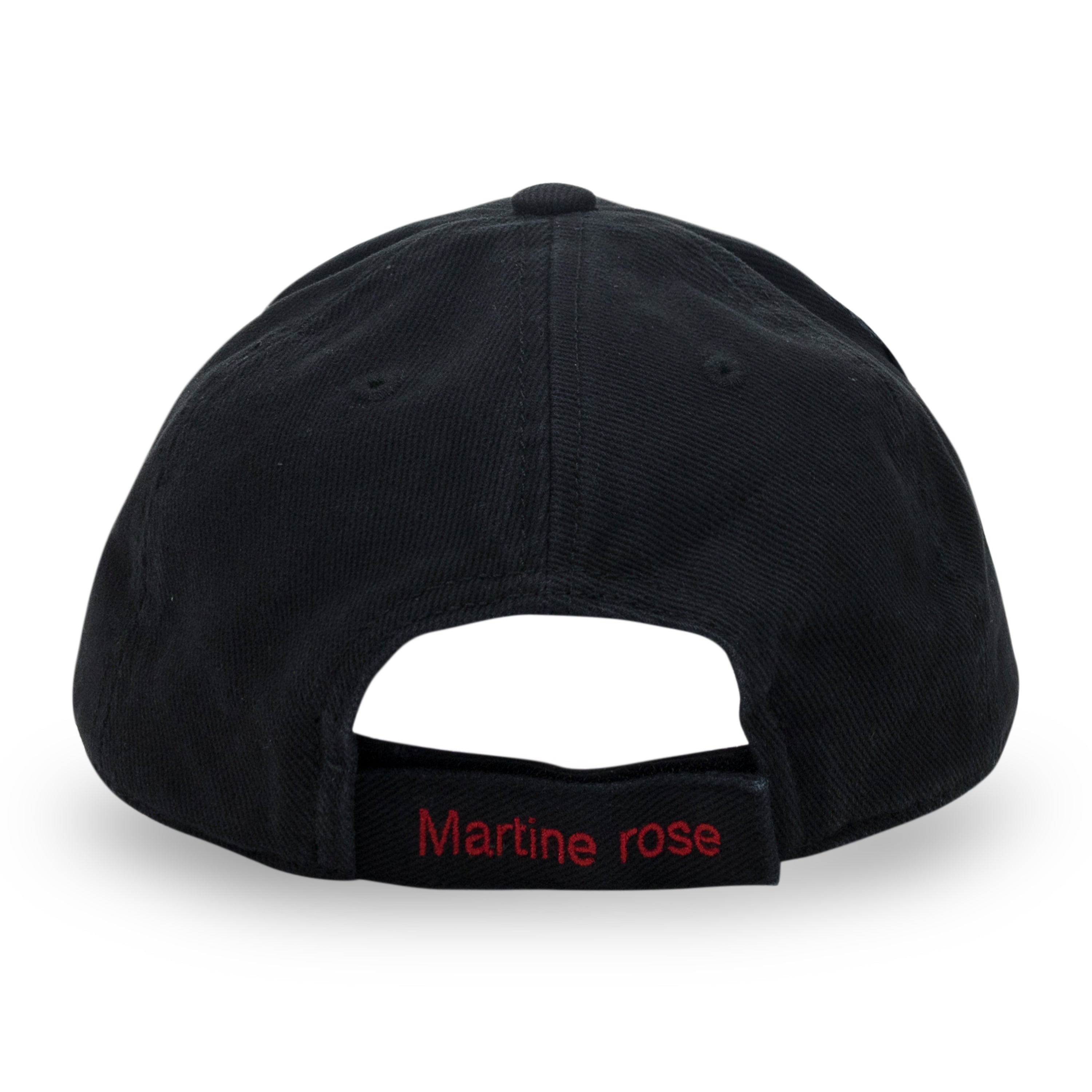 martine rose キャップ Martine Rose Cut Peak Cap Black – ESSXNYC
