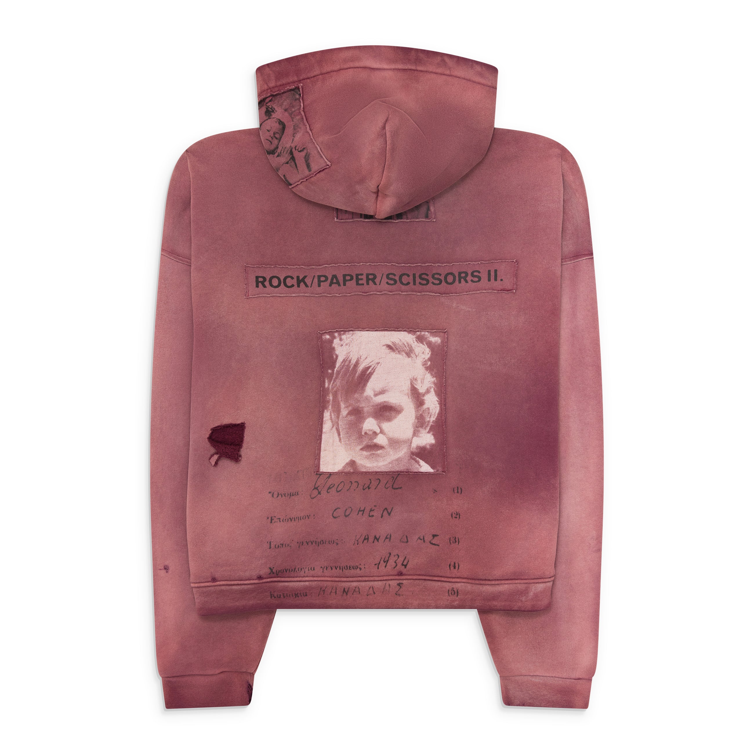 Enfants Riches Deprimes Rock Paper Scissors Hoodie Purple