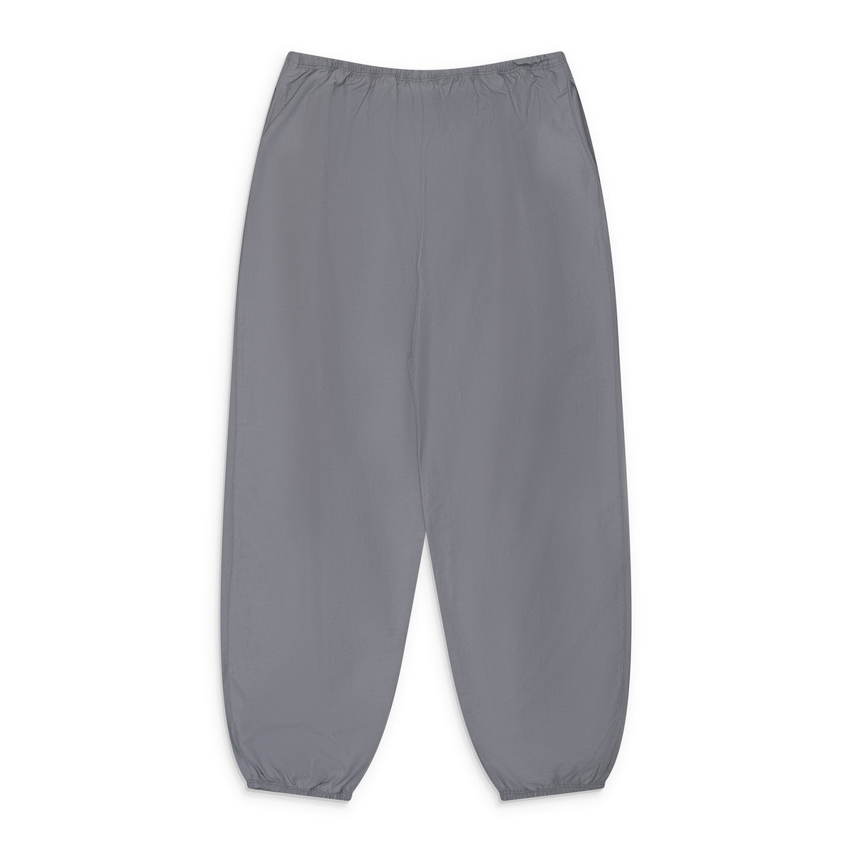 Alexander Wang Mid-Rise Track Pant W/ Rhinestone Drawcord Grey