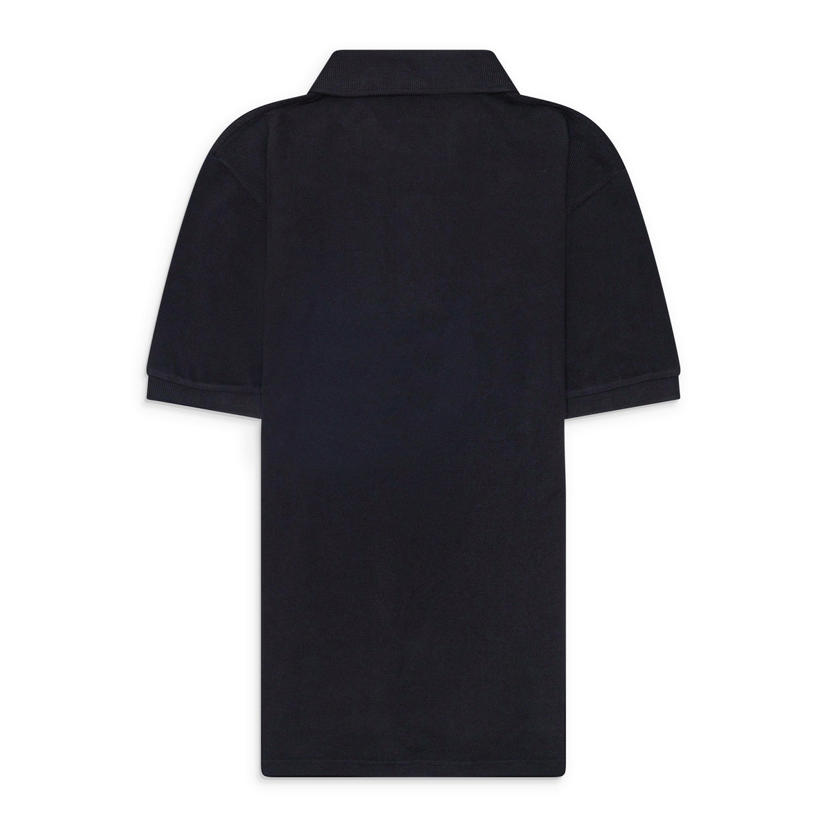 ERL Unisex Crest Polo Tee Knit Black