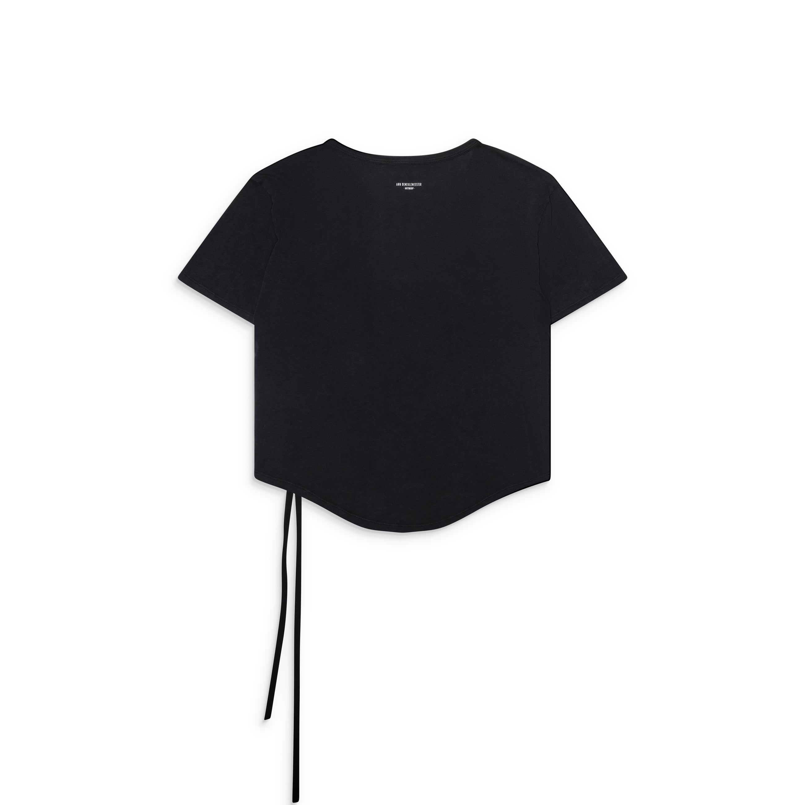Ann Demeulemeester Star Print Micro Shirt Black