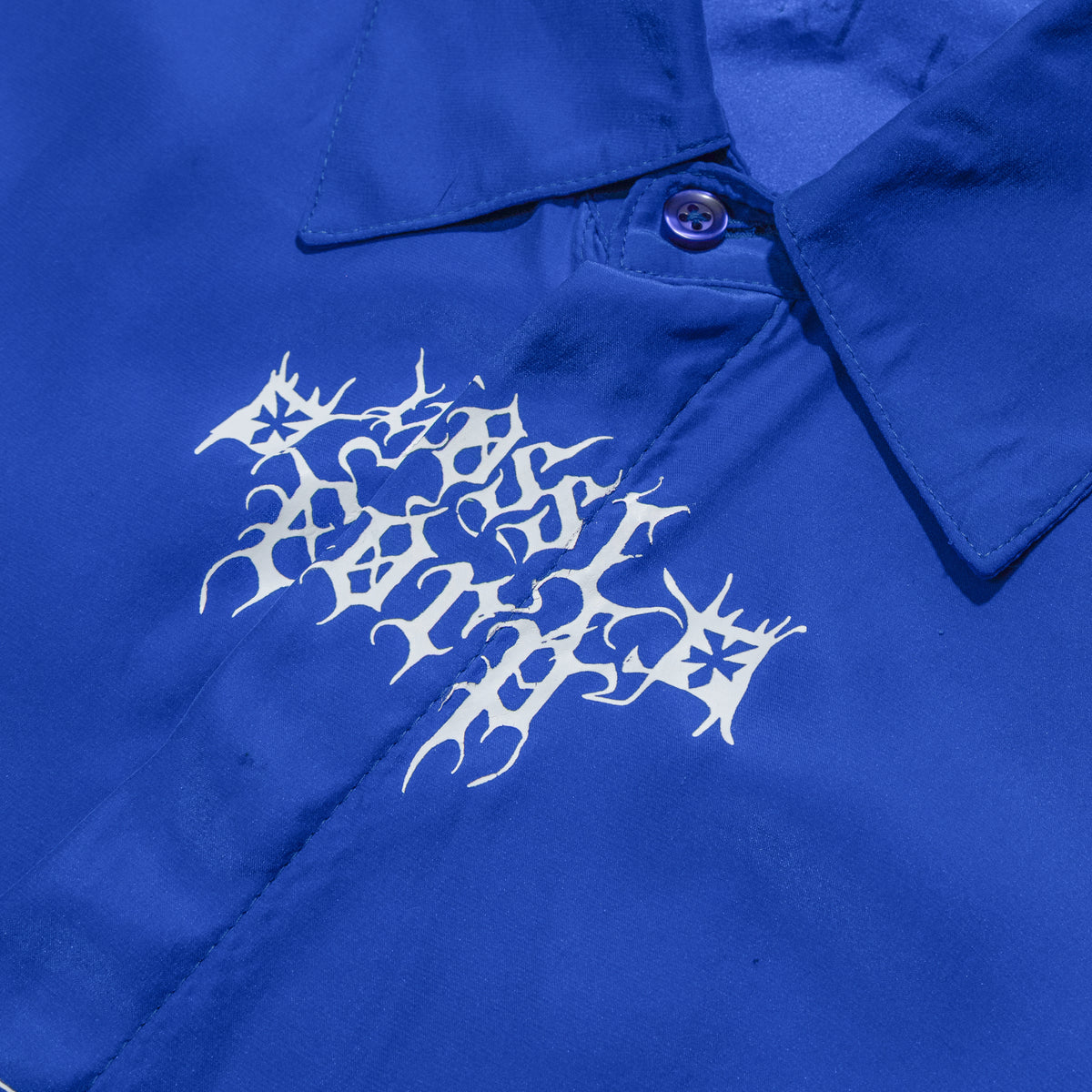 YOSSI CORP Cobalt Blue Silk Shirt Blue