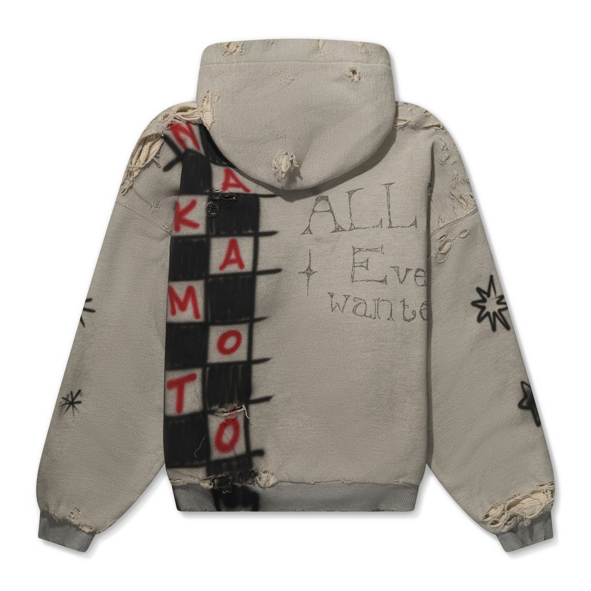 Satoshi Nakamoto Get What I Want Zip Up Grey