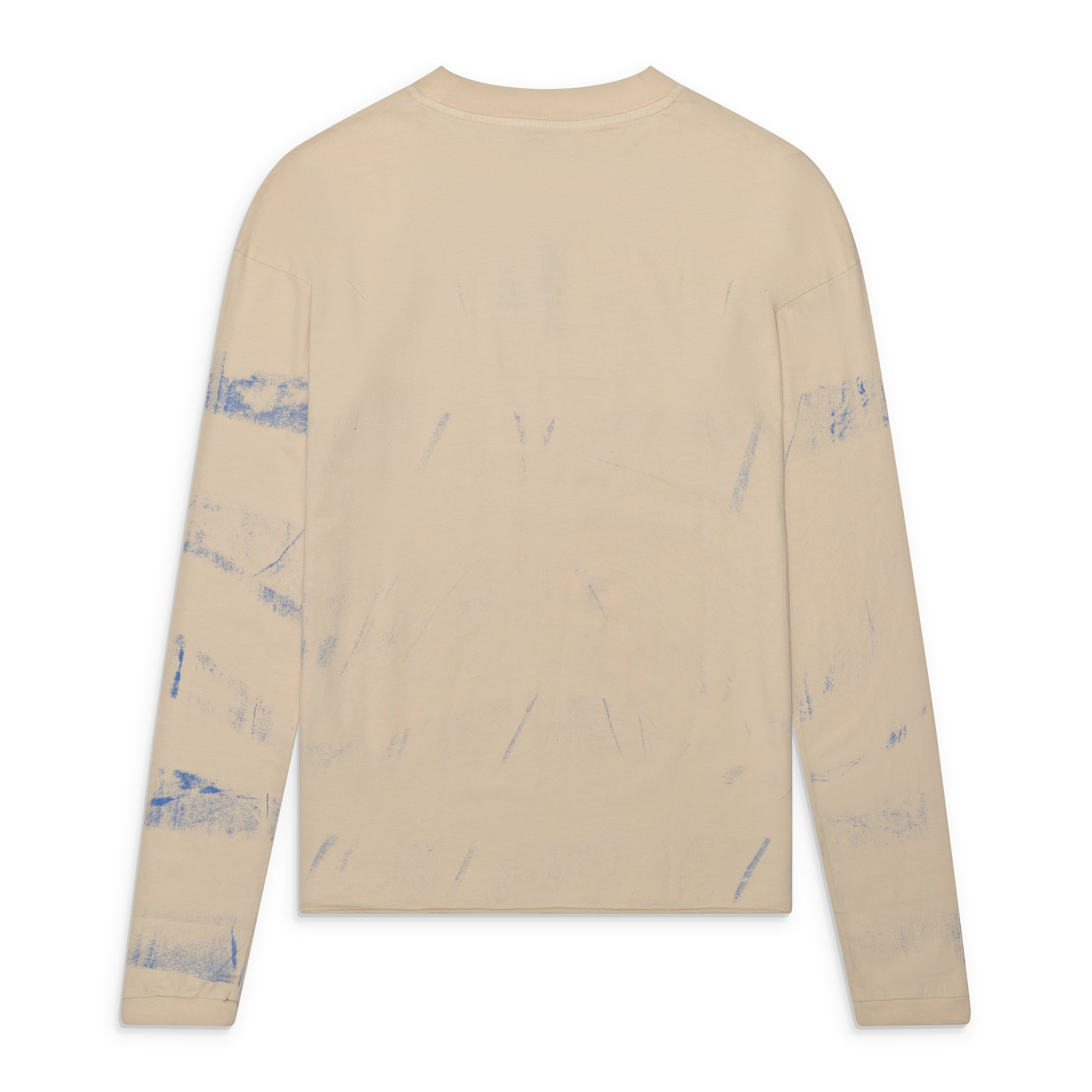 424 Striped Keith Richards Portrait L/S Salt Salt White