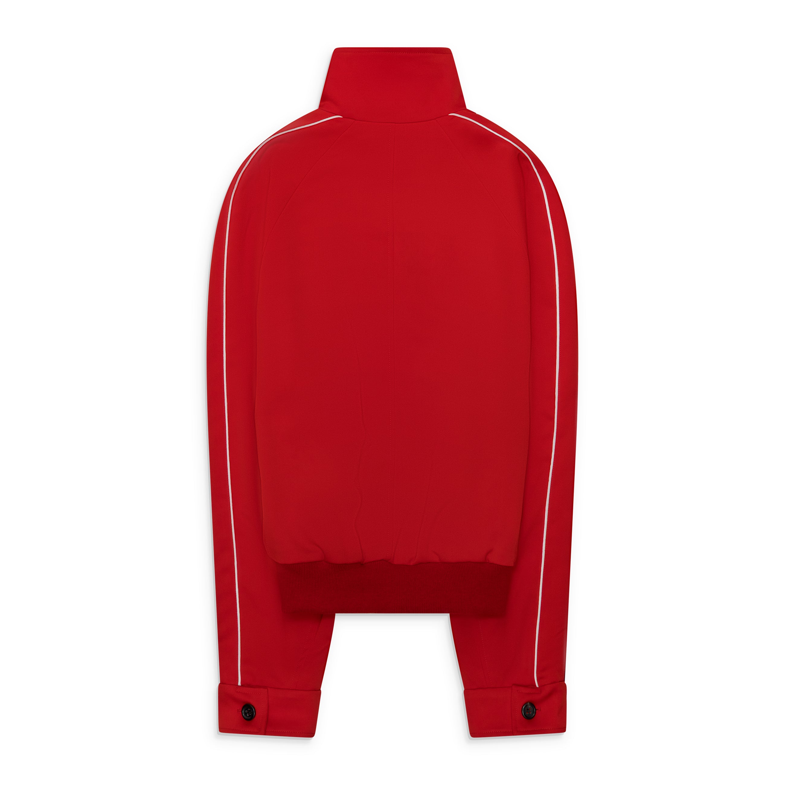 Marni Wool Zip Up Jacket Red detail