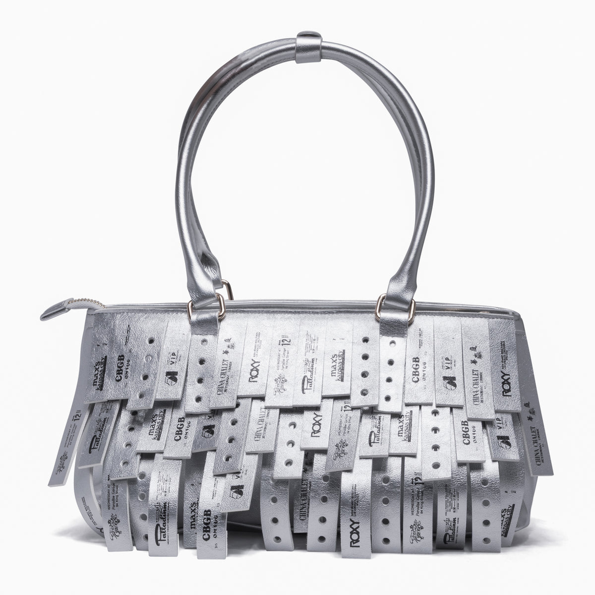 Praying Silver Wristband Bag Silver