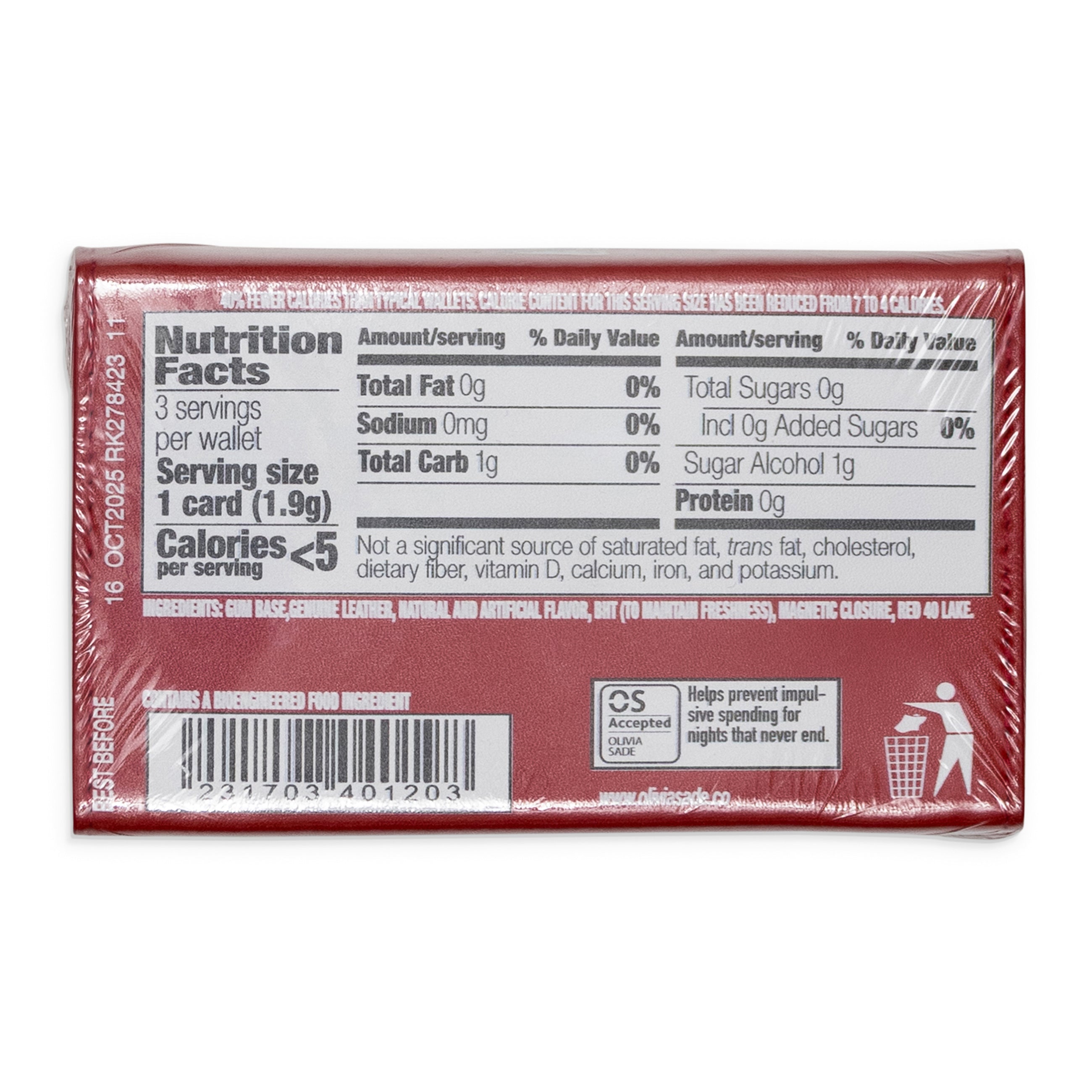 OLIVIASADE Strawberry Twist Share Size Wallet Strawberry Twist