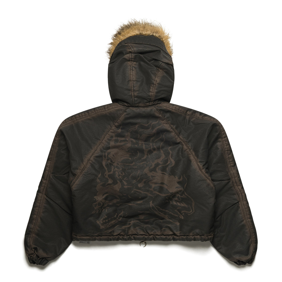 Thug Club Three Riding Skull Vintage Jacket Camo