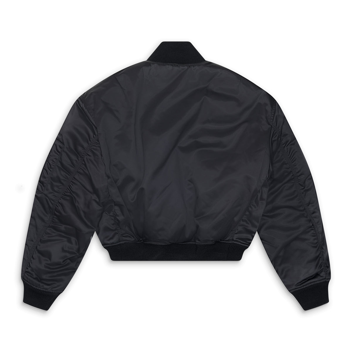 Alexander Wang Bomber Jacket W/ Faux Fur Lining Black