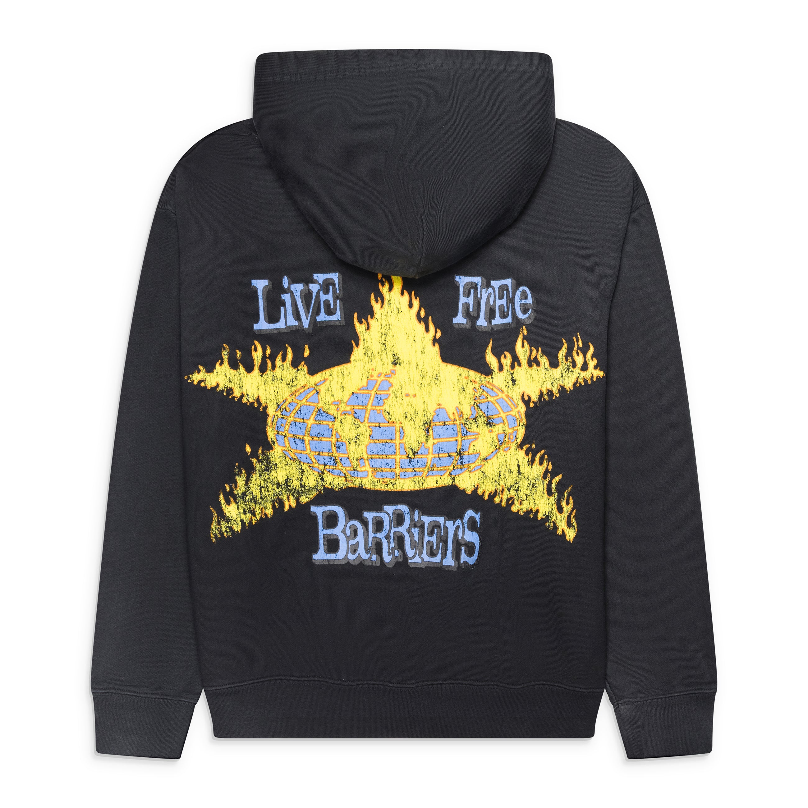 Barriers World In Flames Hoodie Black