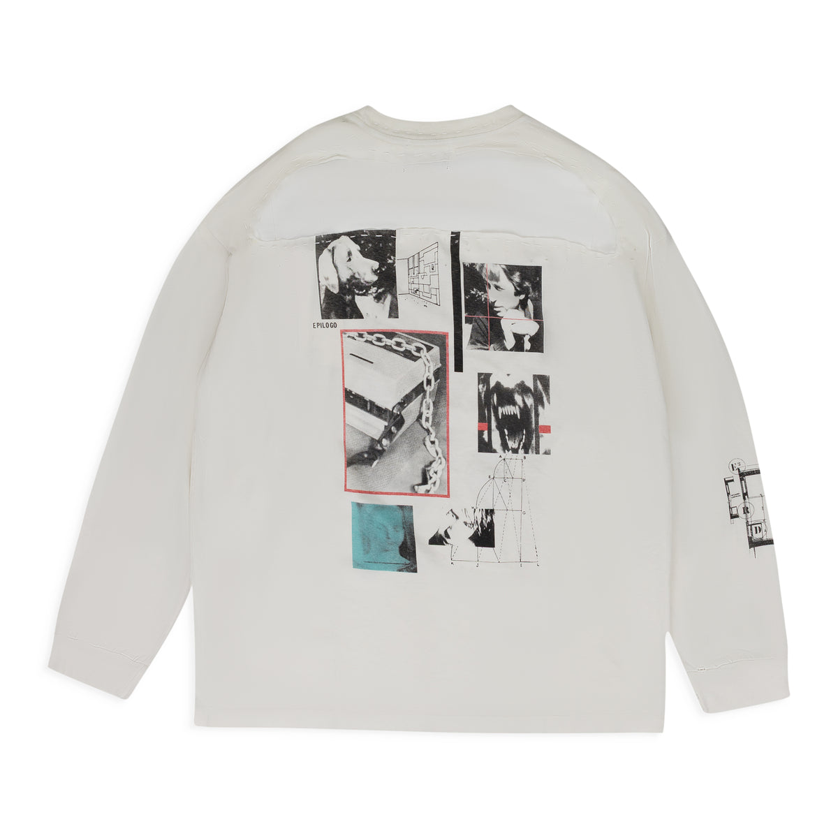 Enfants Riches Deprimes Incandescent Raglan Sweatshirt White
