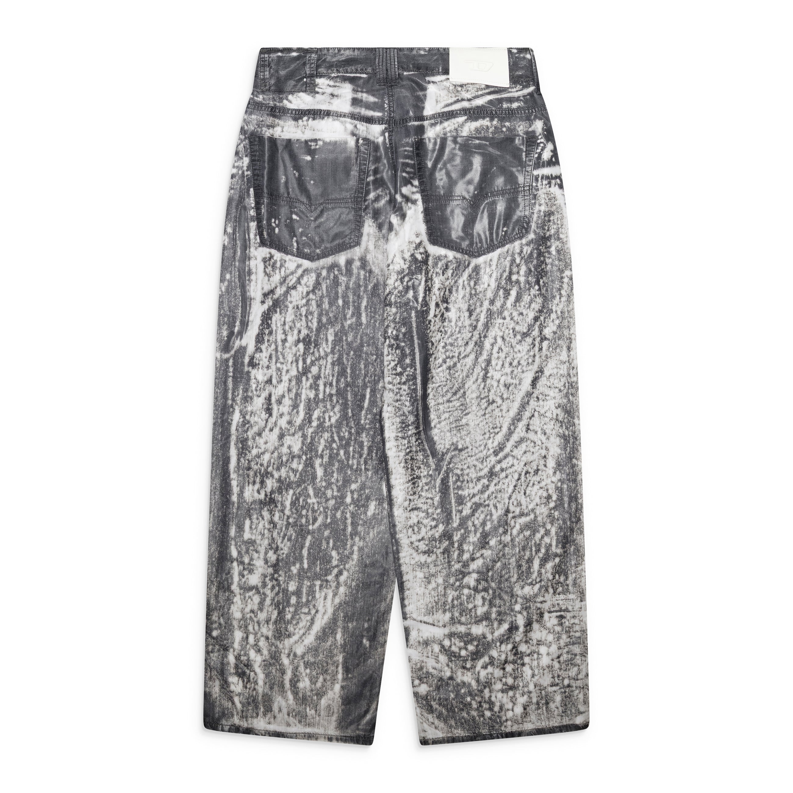 Diesel Printed Regular Leg Denim Grey