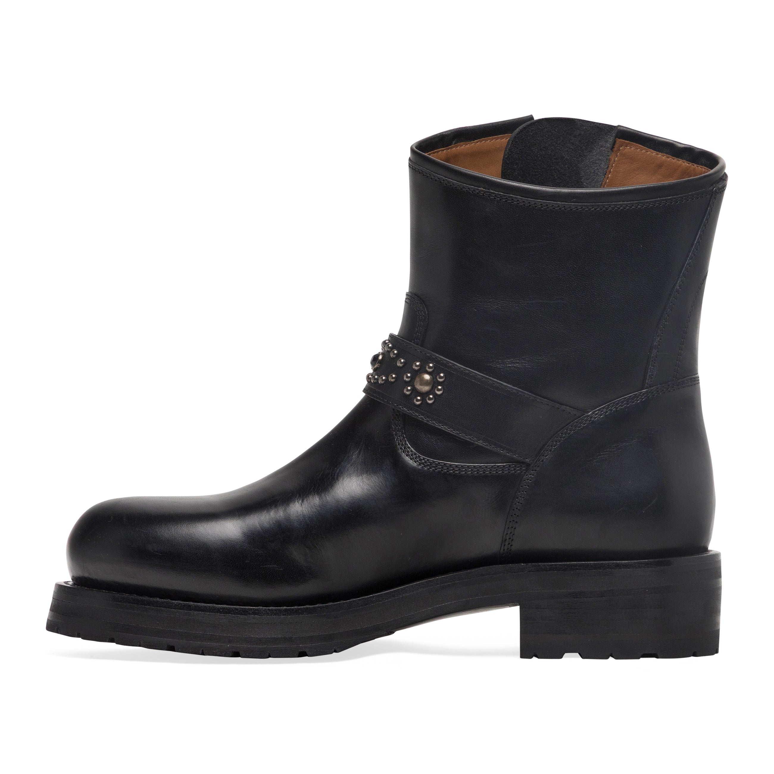 Second Layer 8" Rider Boot Black Leather