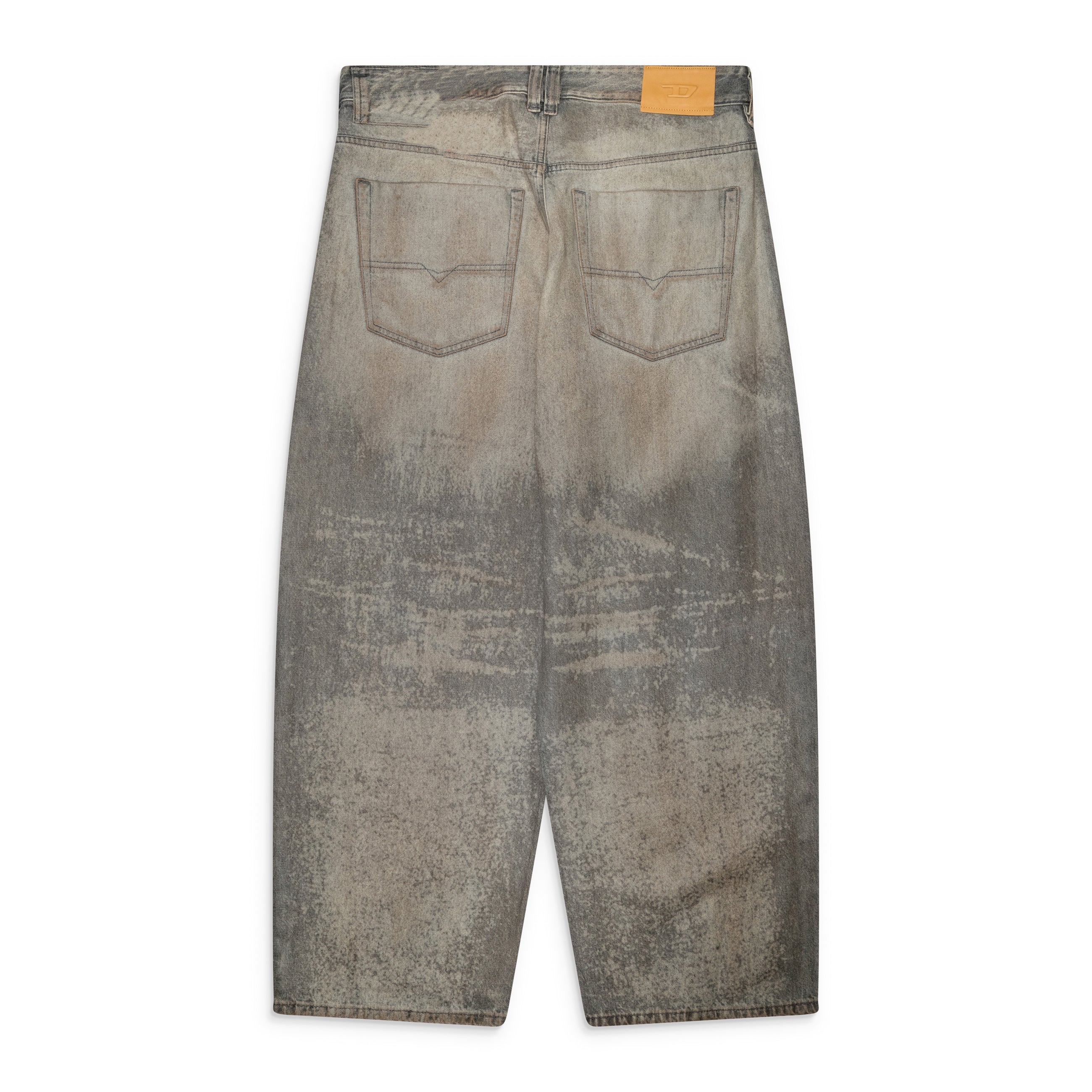 Diesel Dirty Denim Regular Leg Jeans Grey