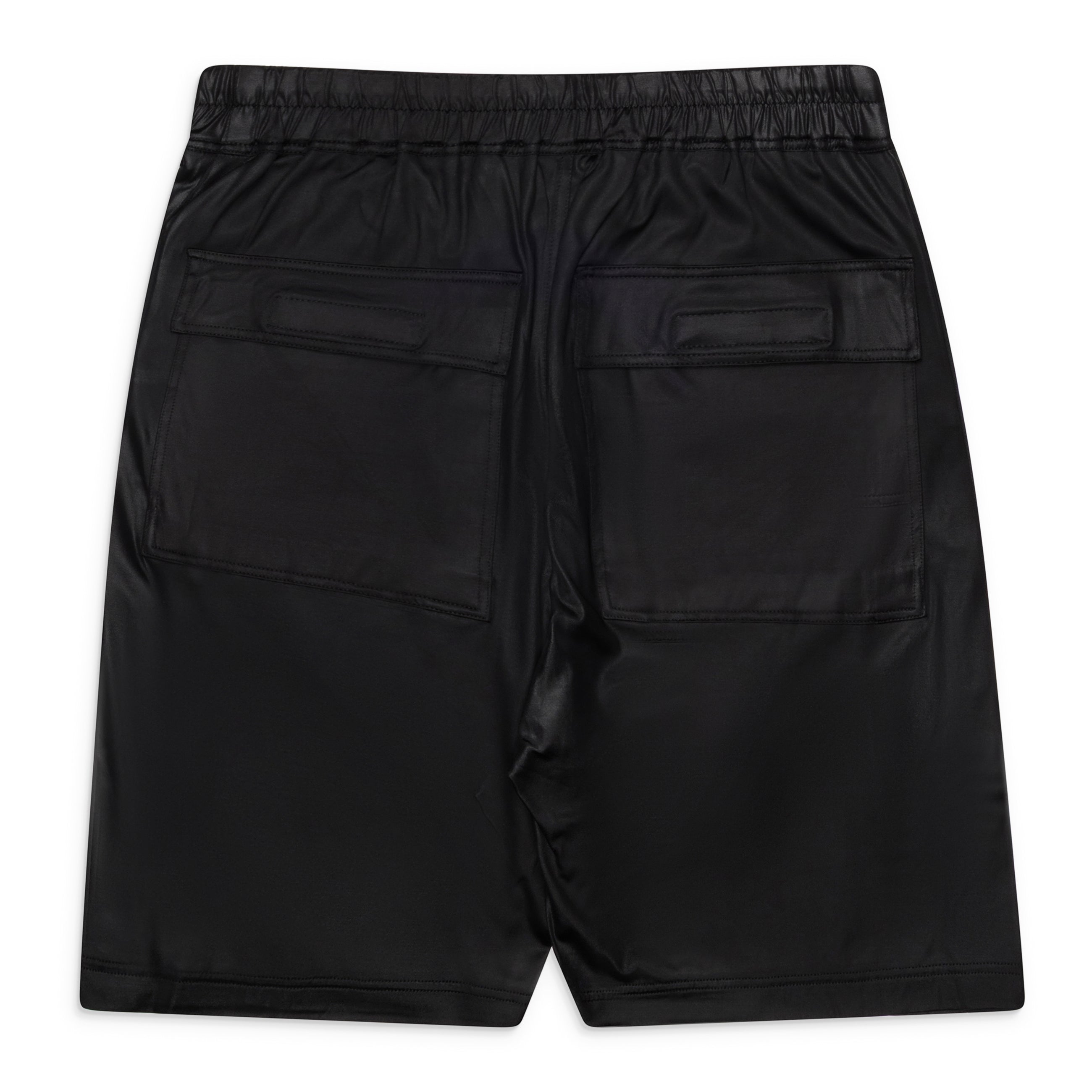 Rick Owens DRKSHDW Black Wide Pusher Shorts