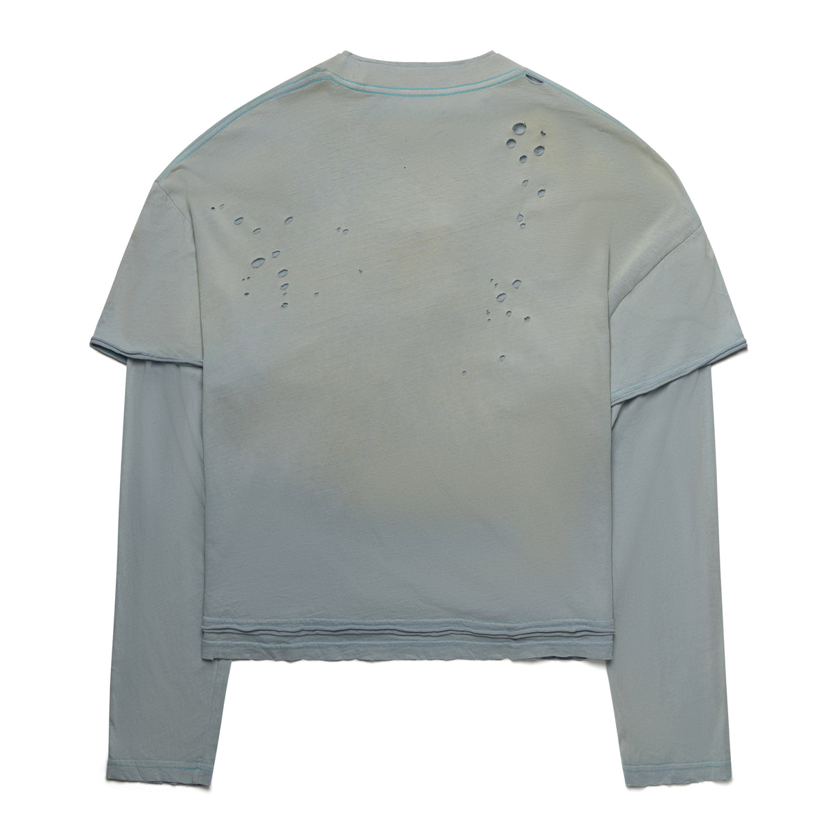Ercole Studio Holy Water Double Layer Boxy Tee Baby Blue