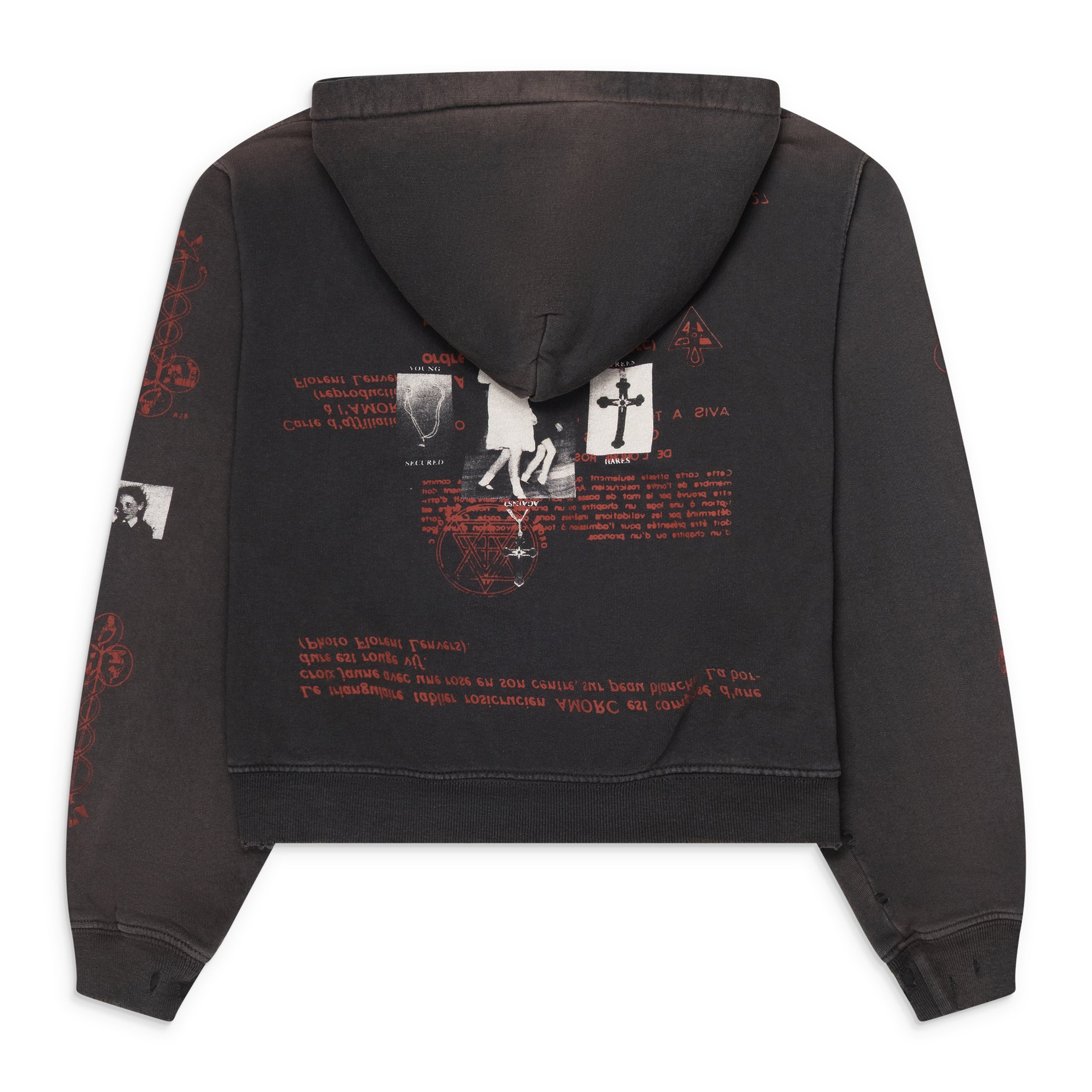 Enfants Riches Deprimes Cherry WomenÕS Petite Hoodie Black