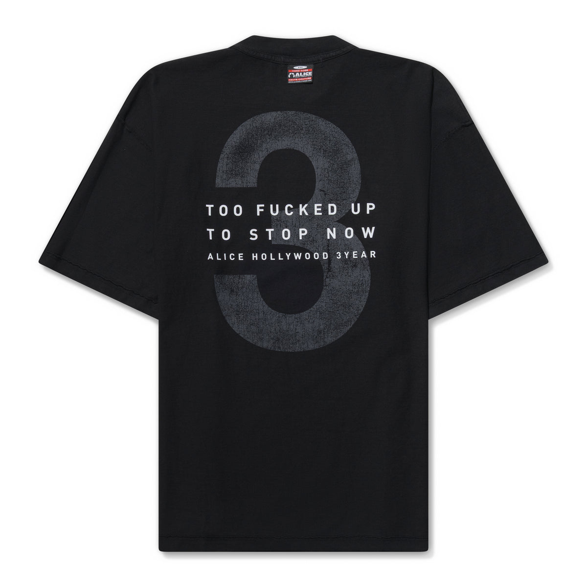 Alice Hollywood 3 Year Anniversary T-Shirt Black