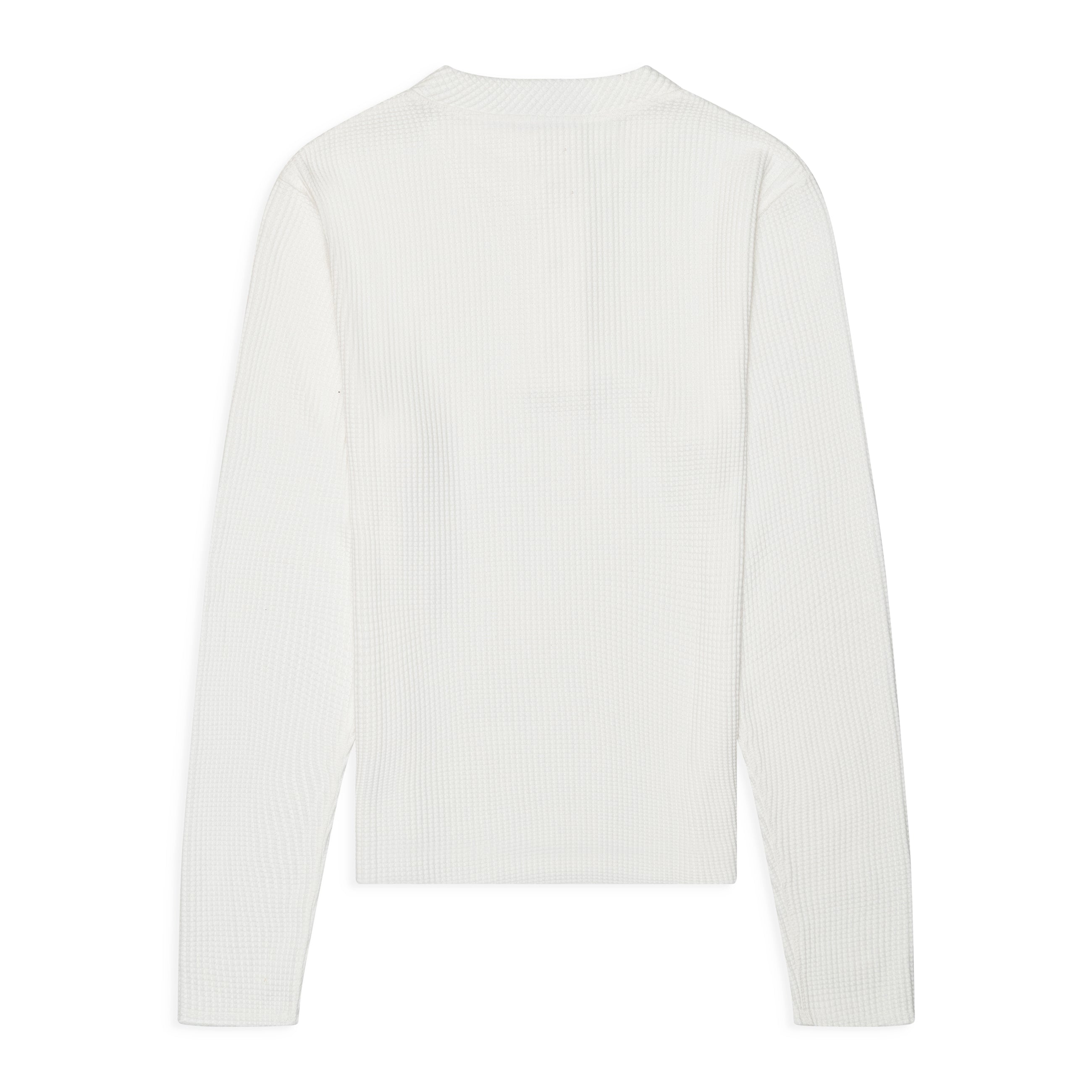 424 Long Sleeve Thermal Jersey White Bright White