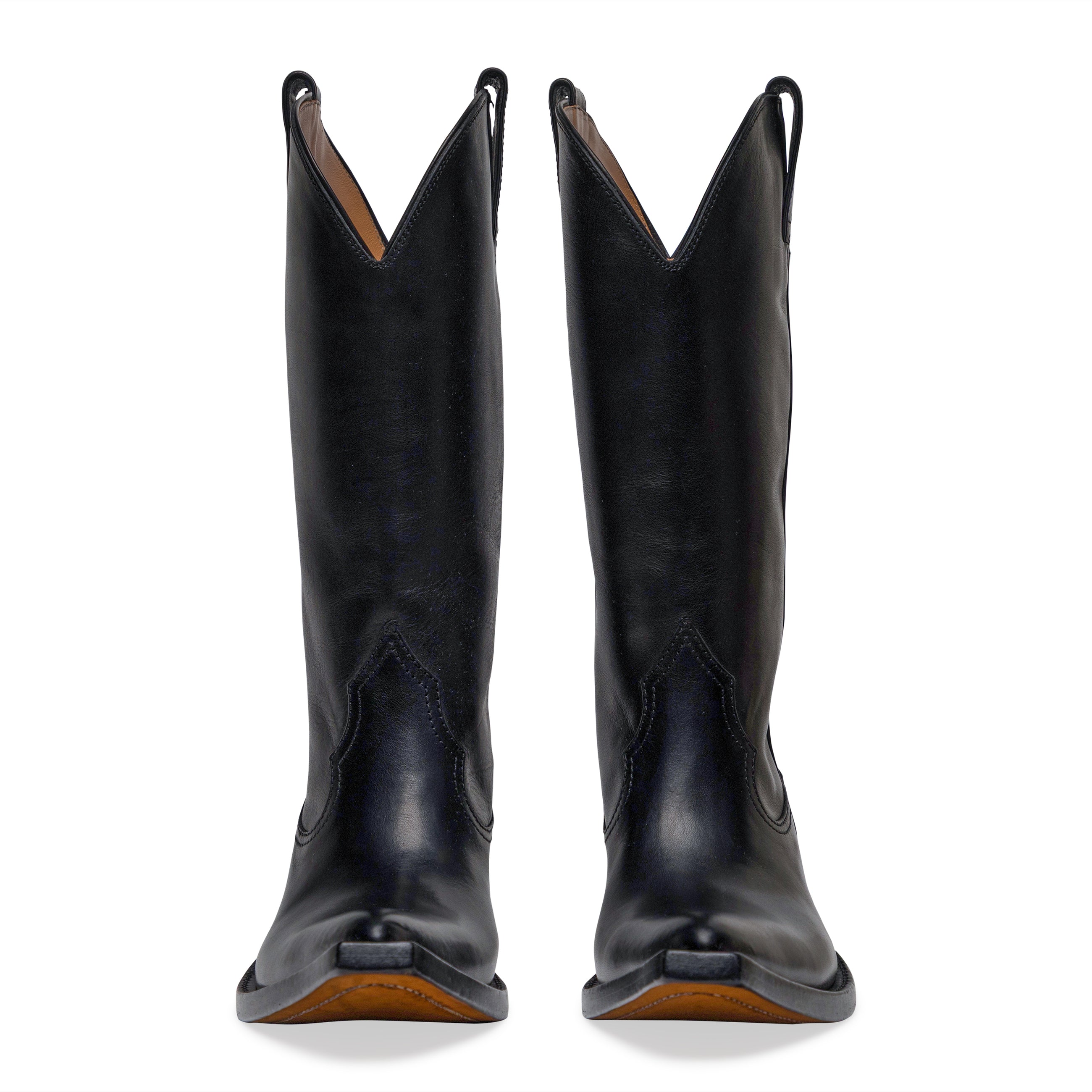 Maison Margiela Heel-Less Western High Boots H45 Black