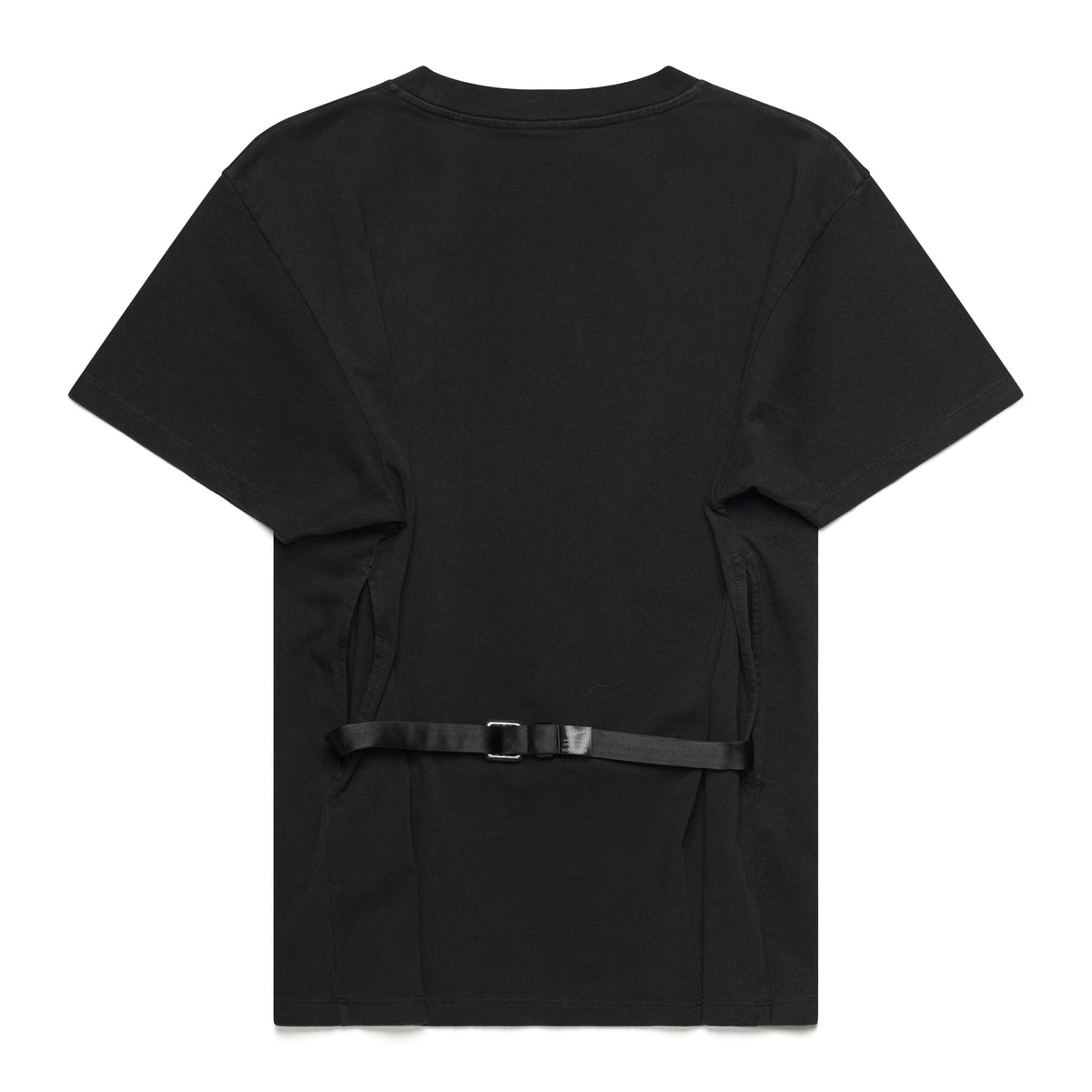 Vaquera Women All Eyes On Me Belted T Shirt Knit Black