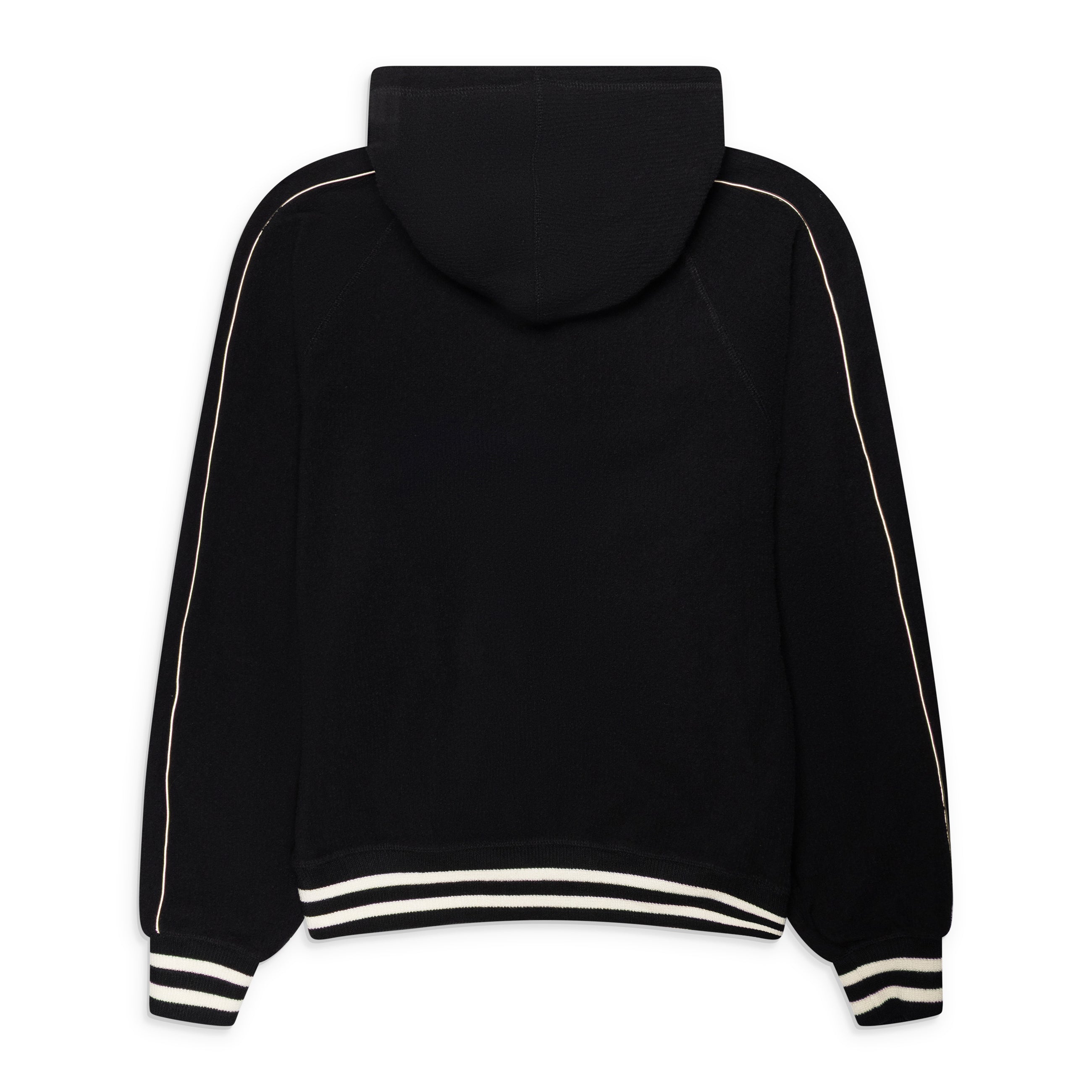 Wales Bonner Zip-Up Prince Hoodie Black