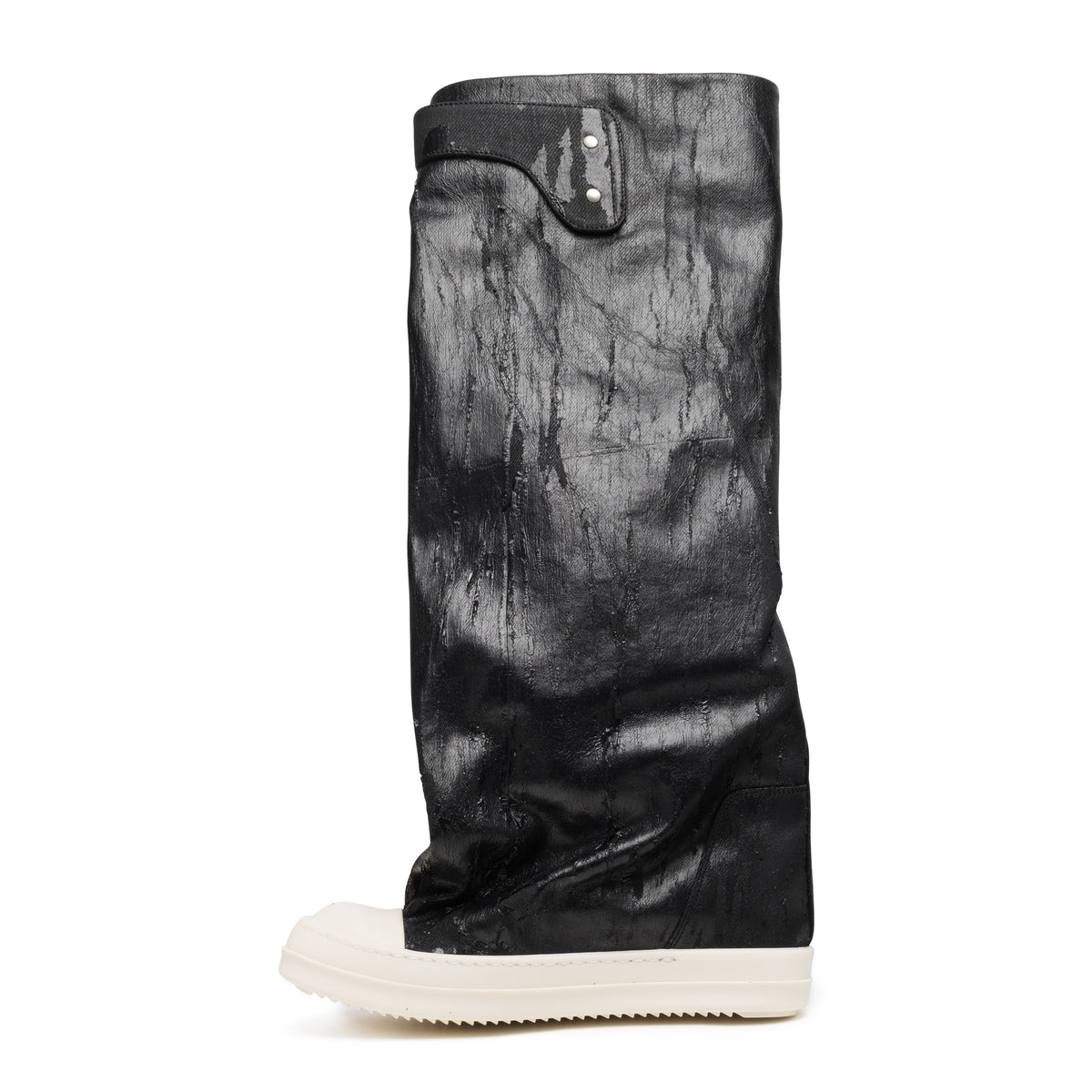 Rick Owens DRKSHDW Elephant Boot Black/Milk/Milk
