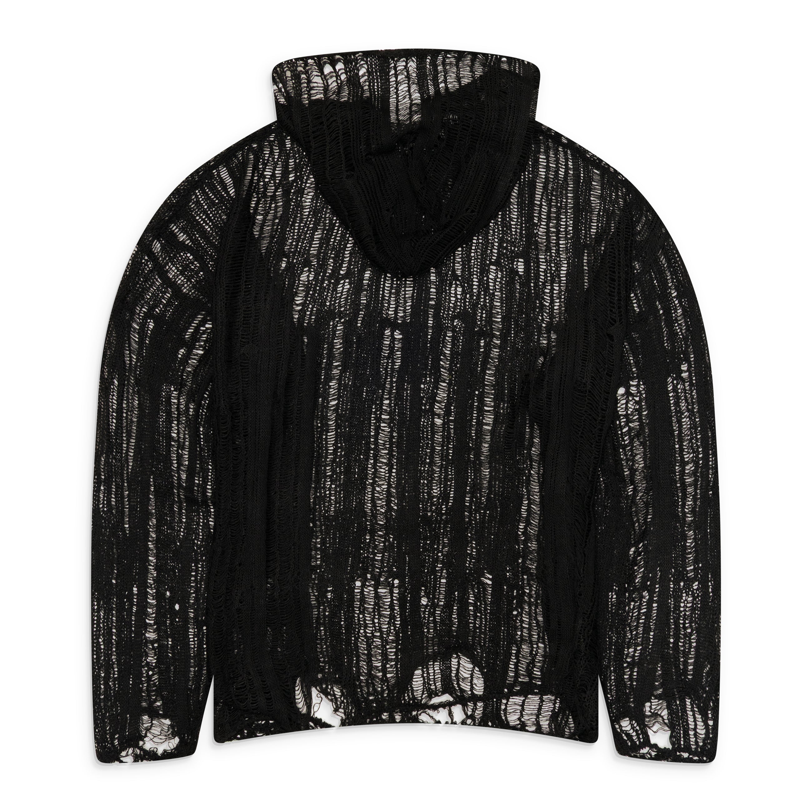 Troubled Waters Spide Knit Hoodie Black