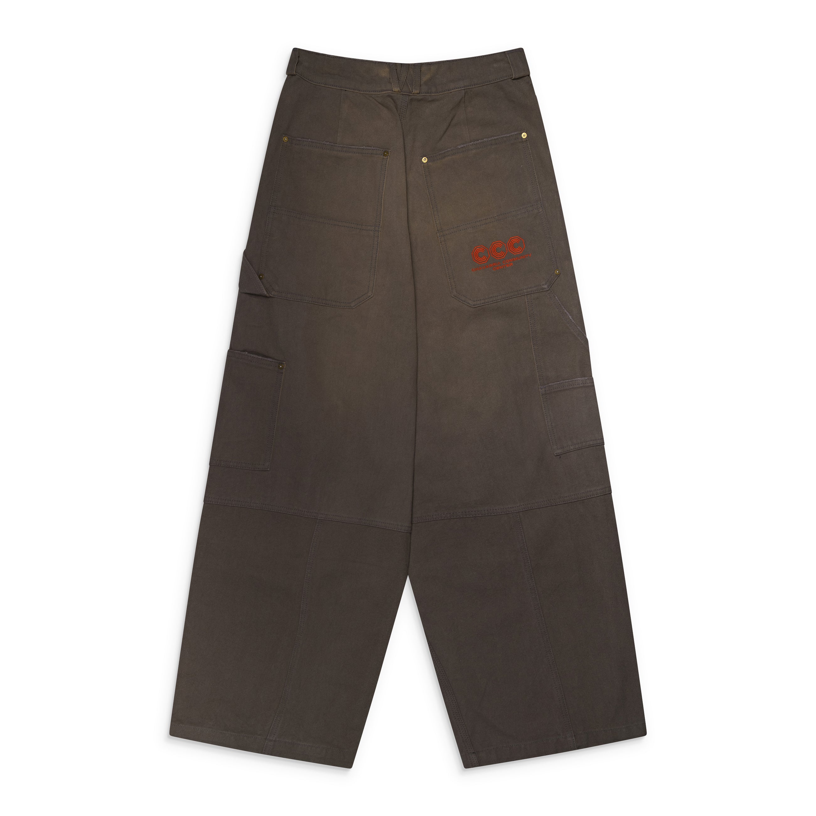 Willy Chavarria Stockton Dbl Knee Pant Grey