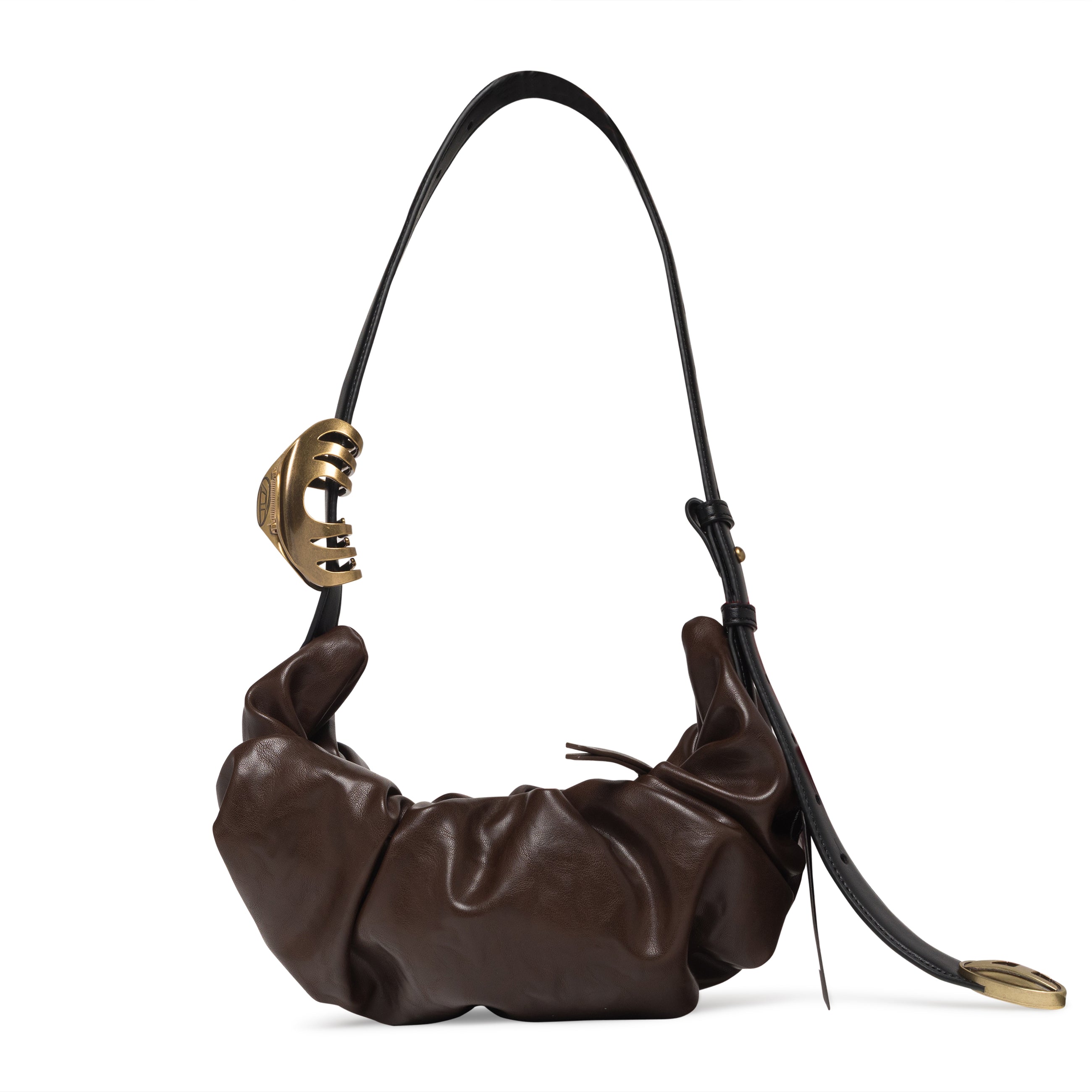 Diesel Brown Grab-D Hobo Bag