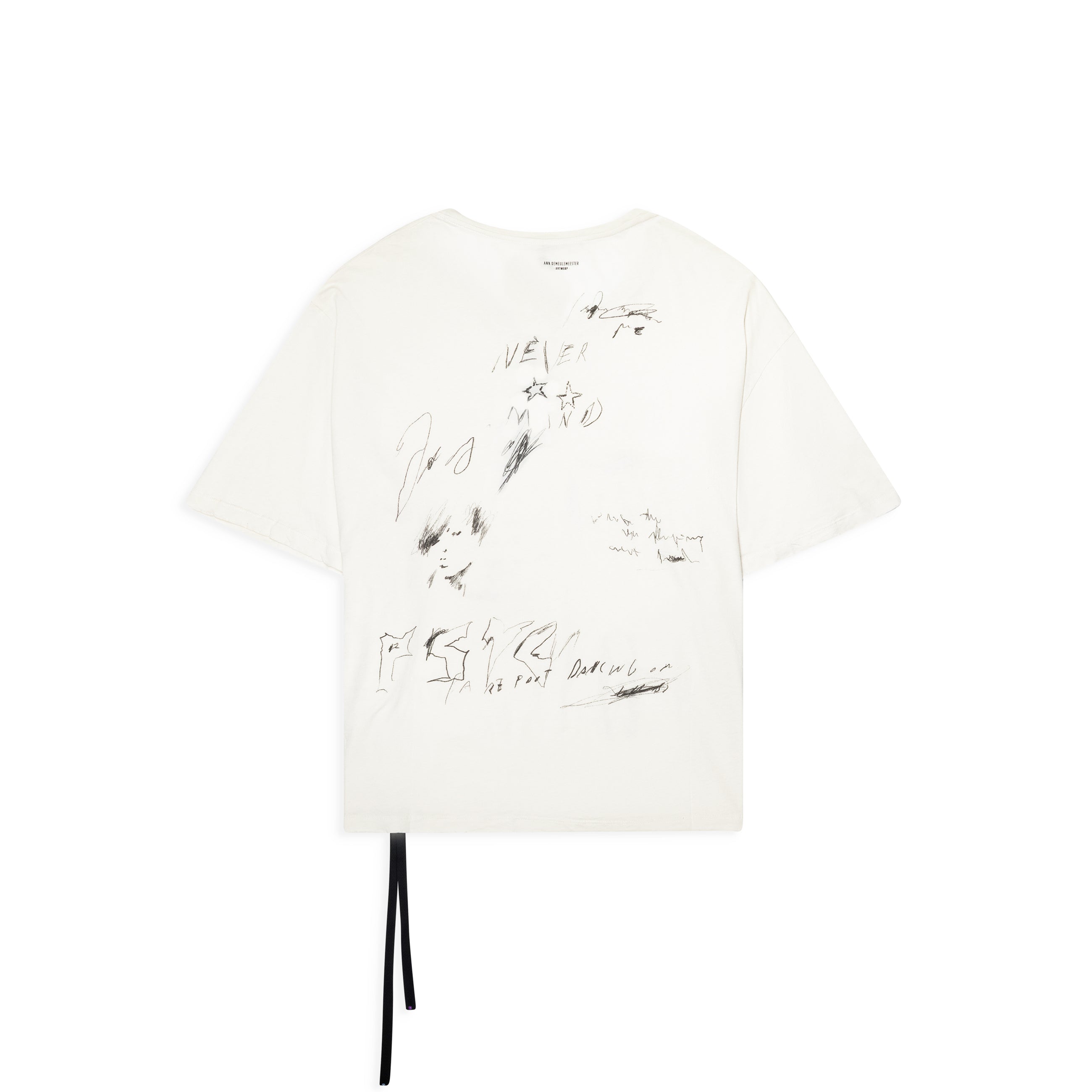 Ann Demeulemeester Ivory Everything Is Fine T-Shirt White