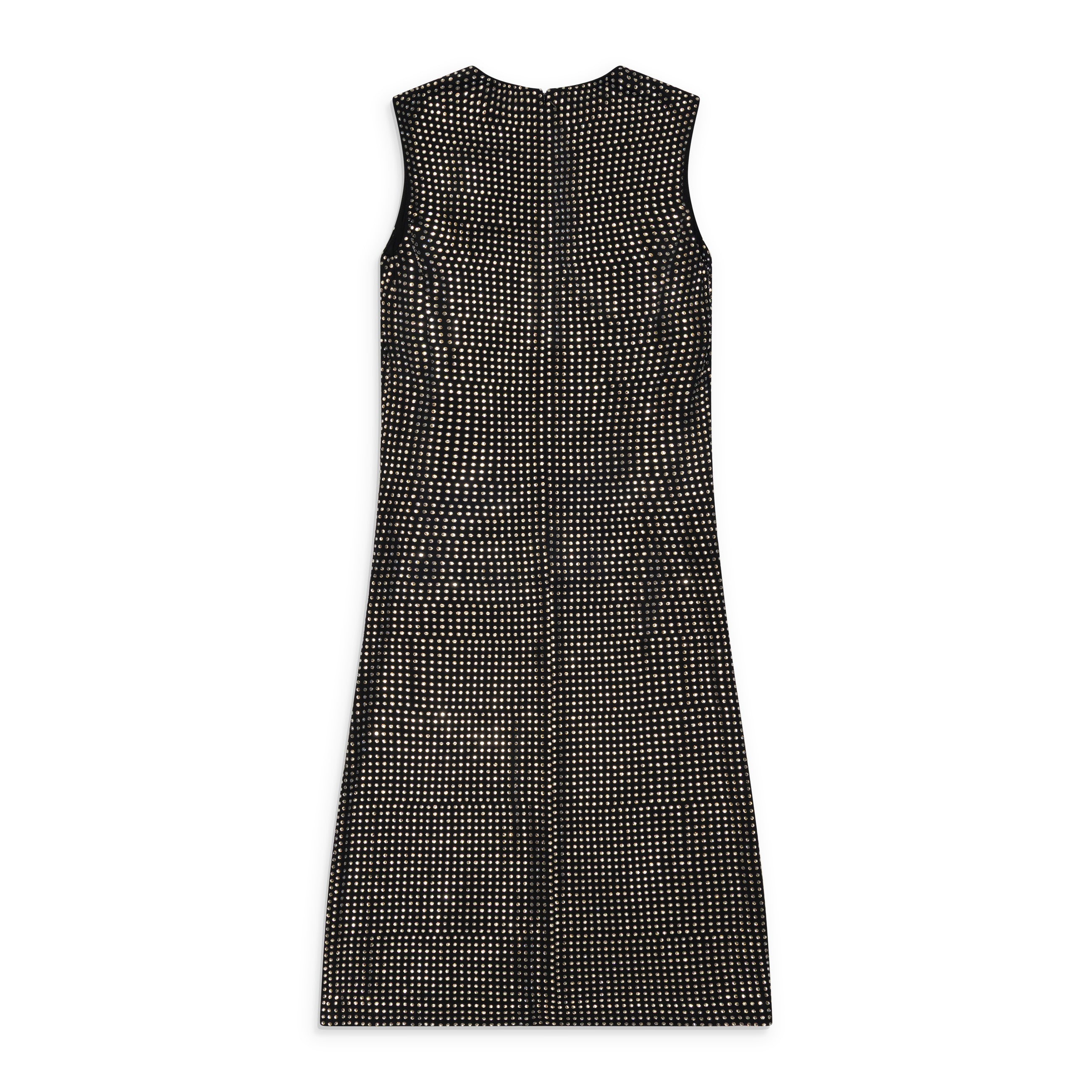 Alexander Wang High-Low Tank Top W/ Allover Hotfix Black