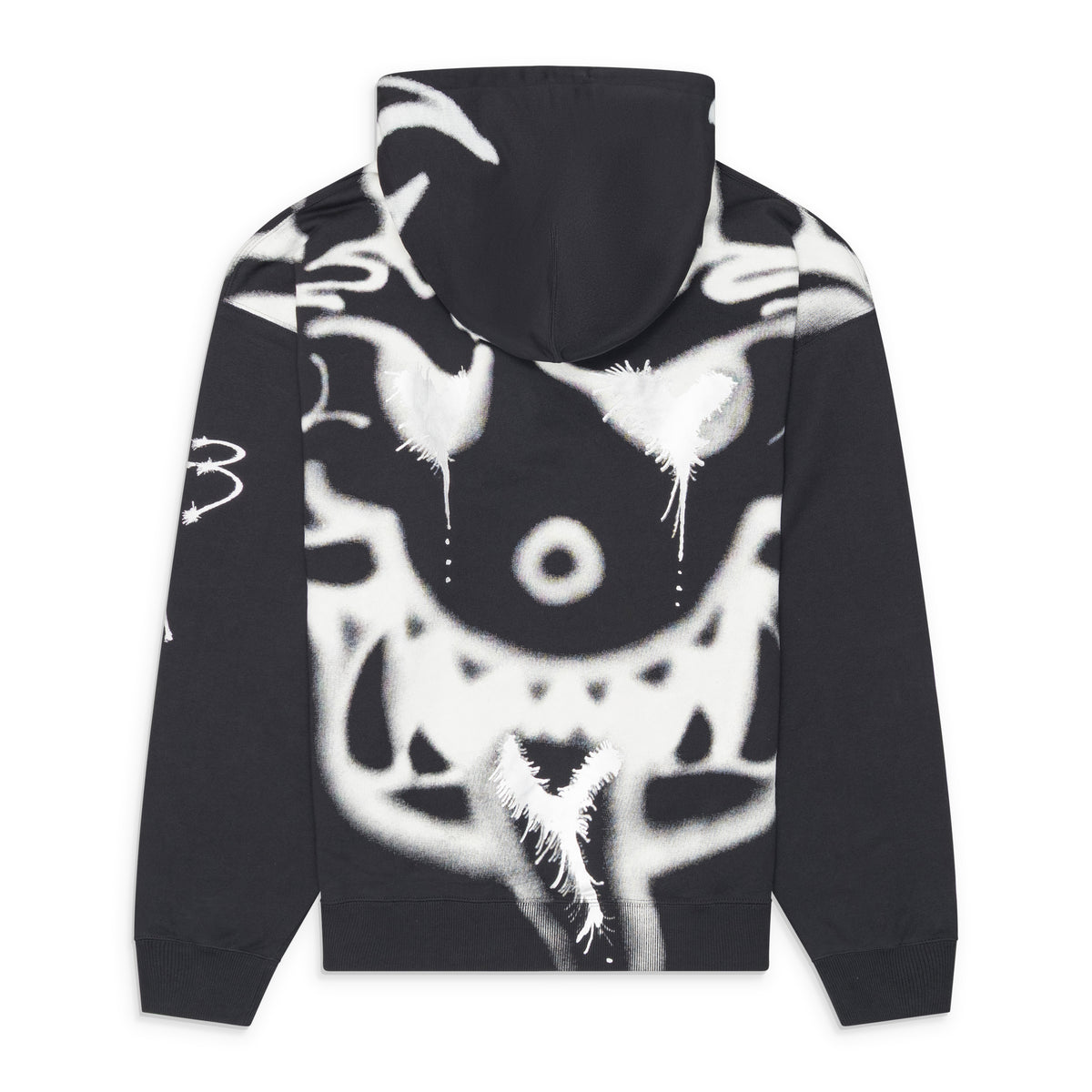 Y-3 Gfx Ft Zip Hood Black Black