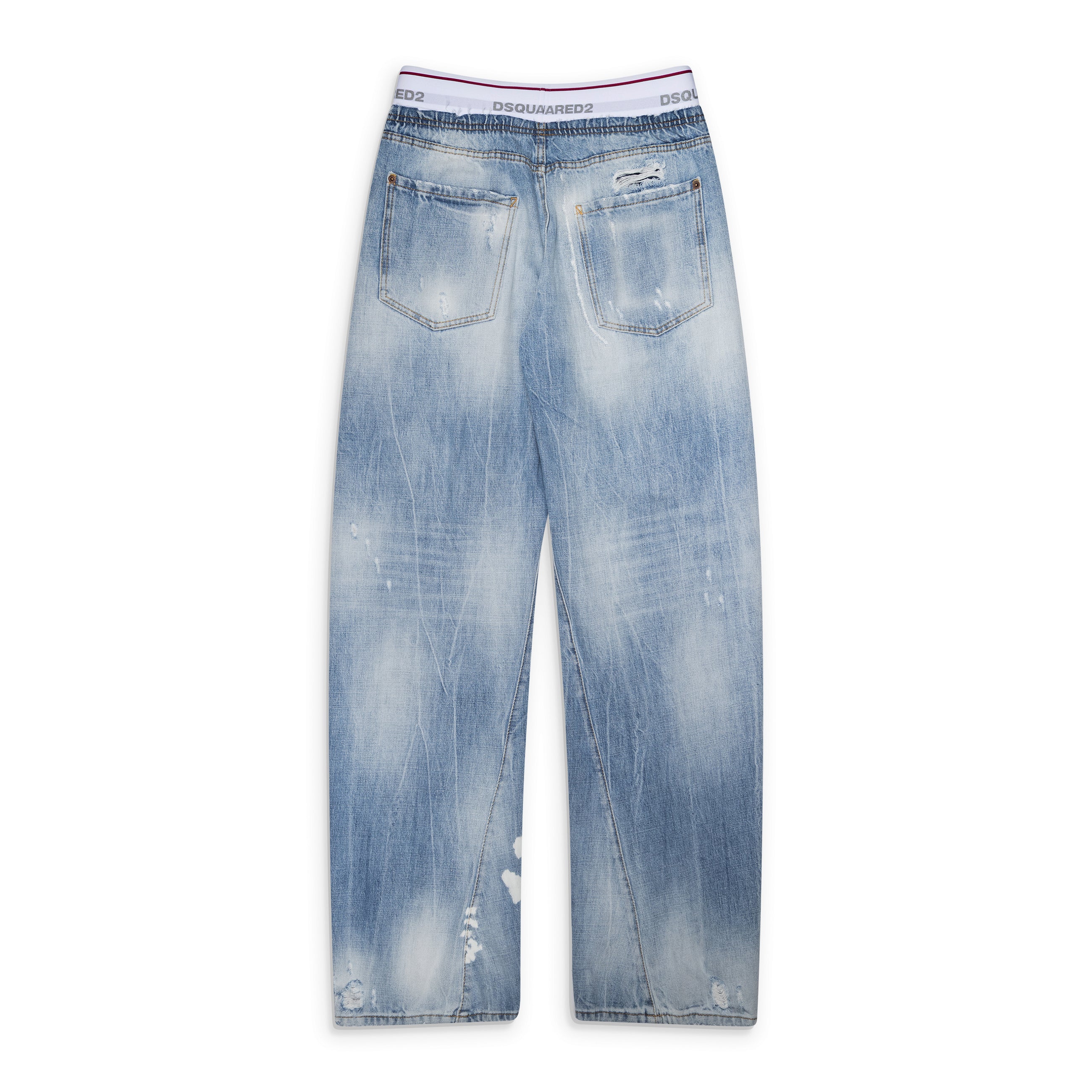 Dsquared2 Undle Loose Twst Jean Blue