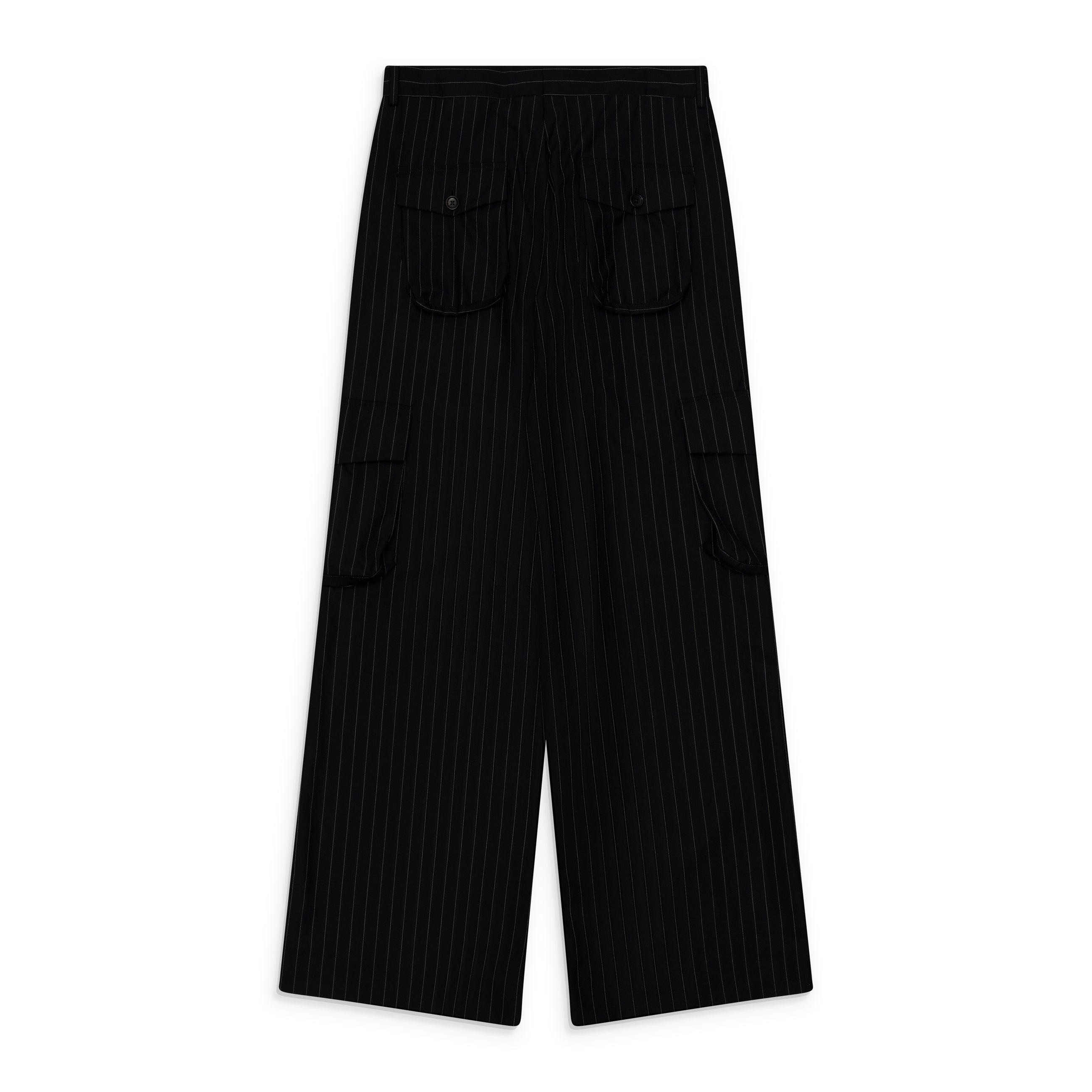 AWGE Tailored Cargo Pants Pinstripes Black
