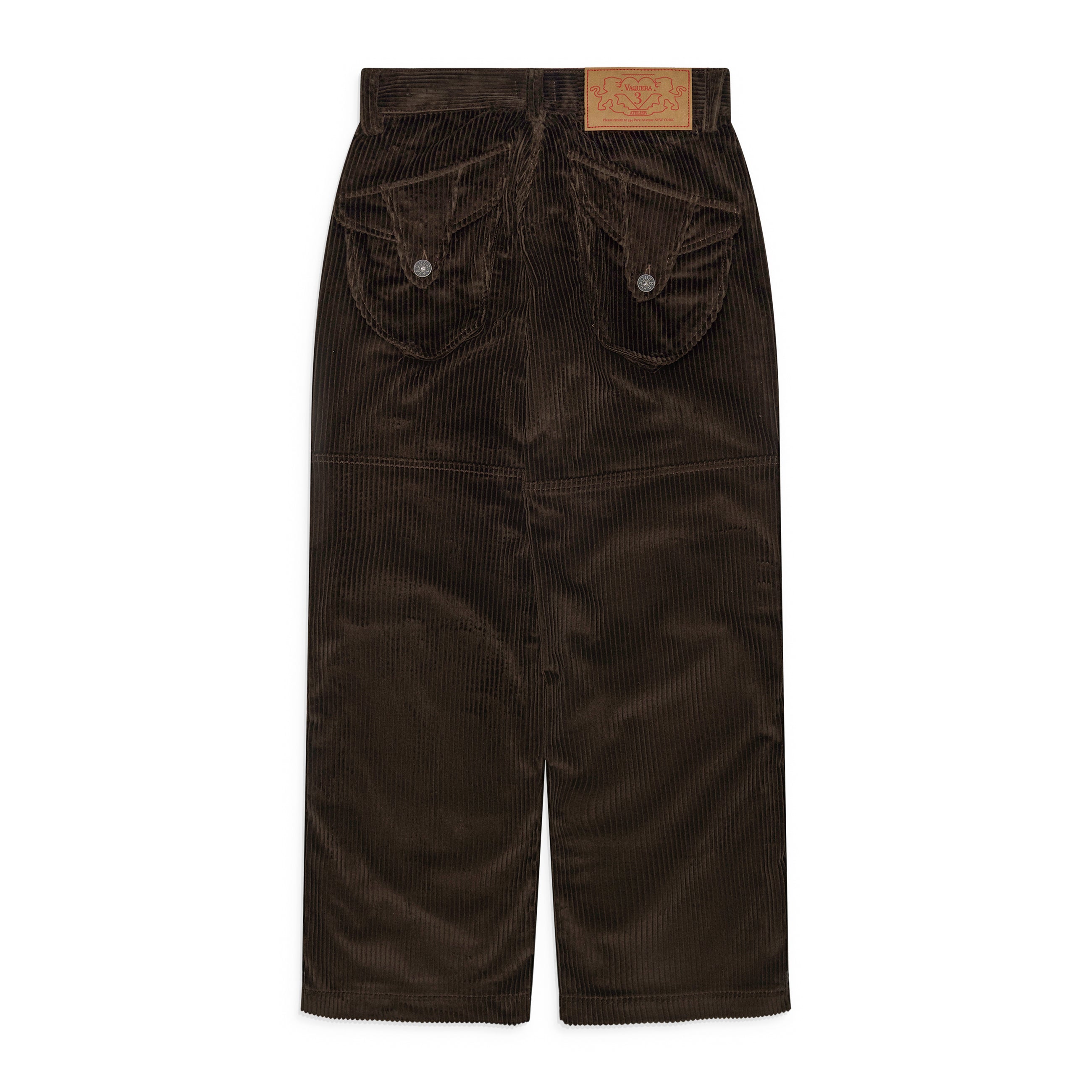 Vaquera Women Corduroy Pants Woven Brown