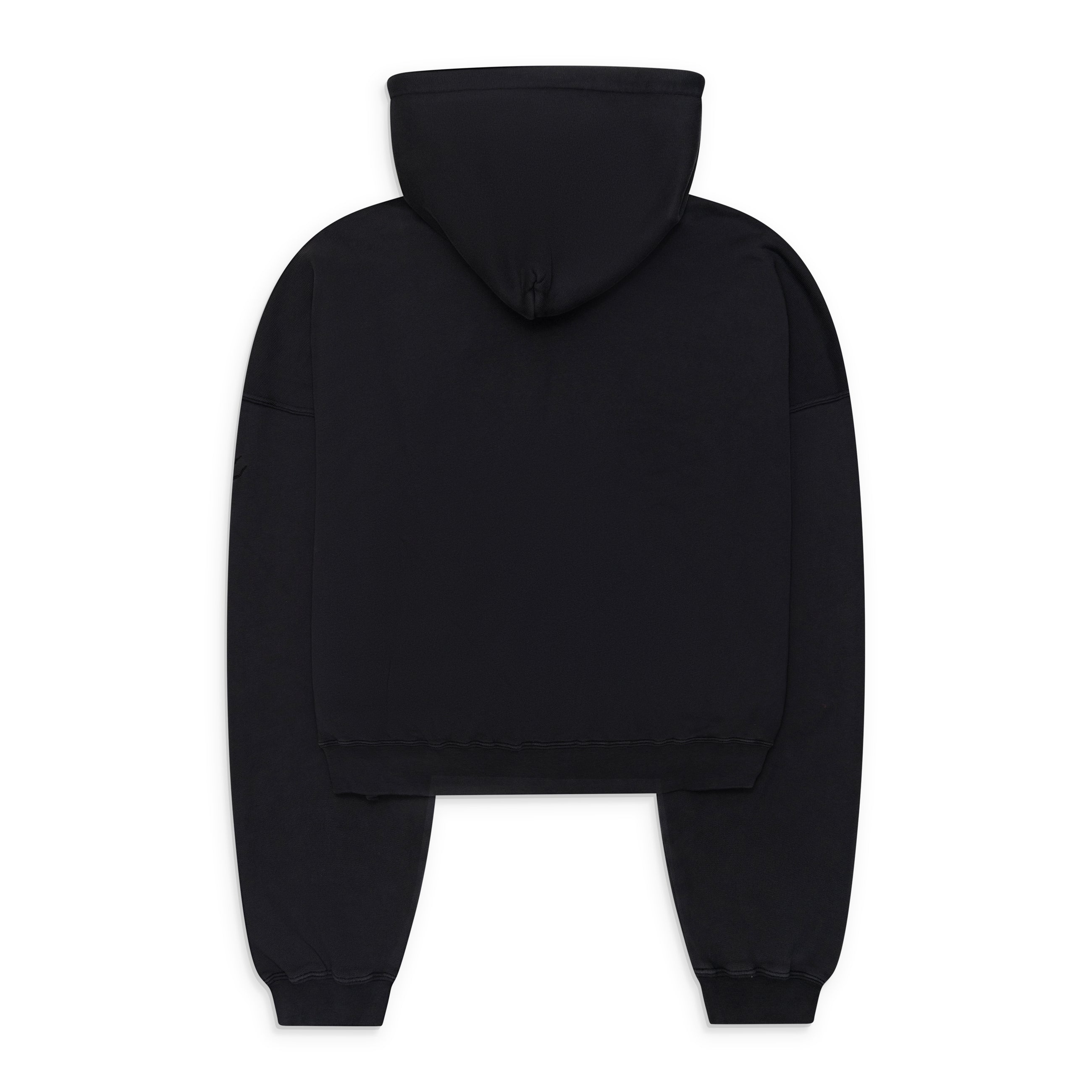 Lu'u Dan Washed Zip Hoodie Black