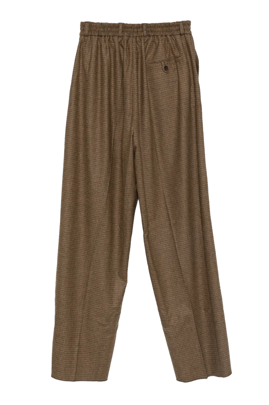 Martine Rose Extreme Wide Leg Tailored Trouser Brown