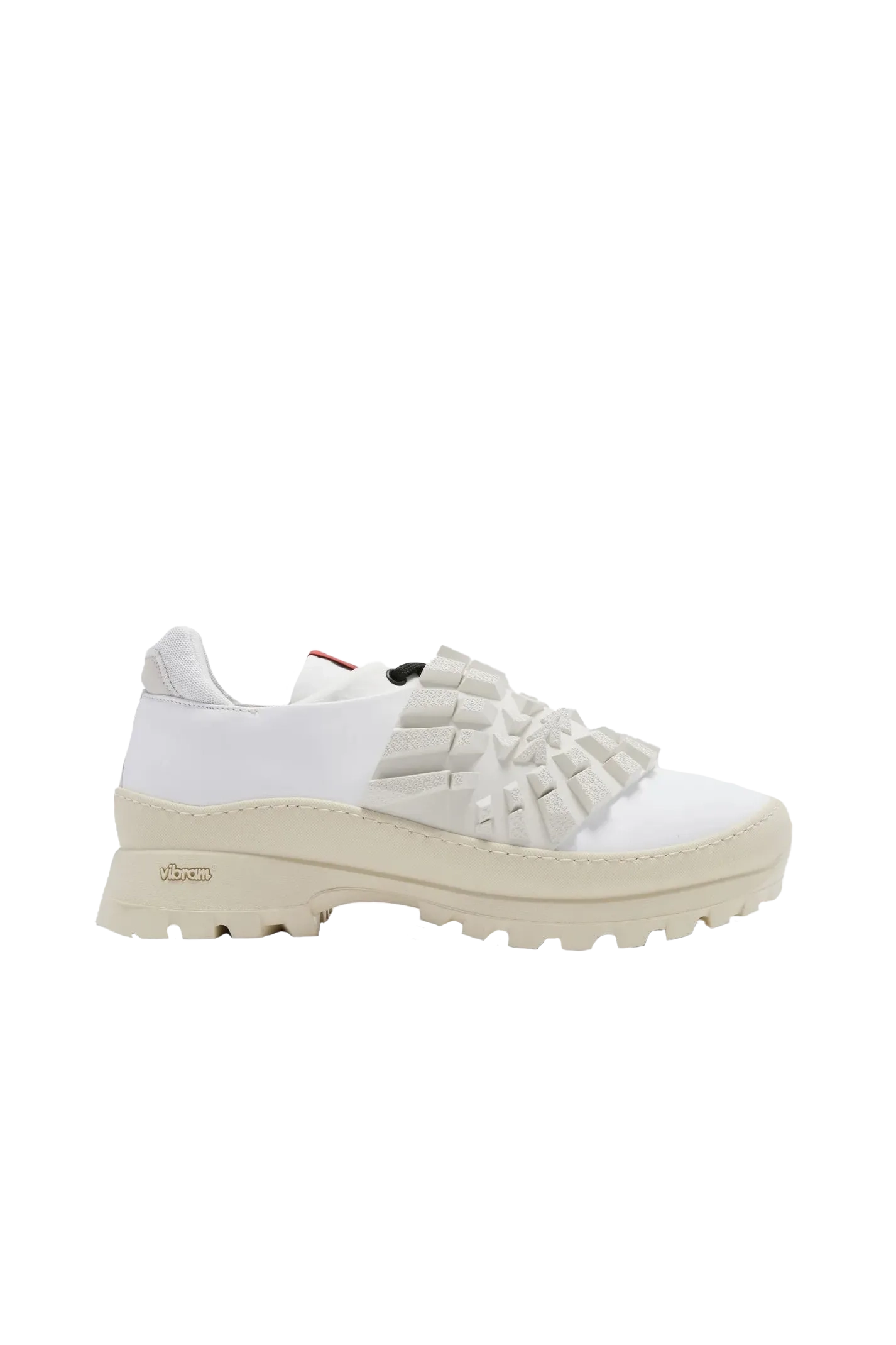 424 Ridged Texture Sneakers In White