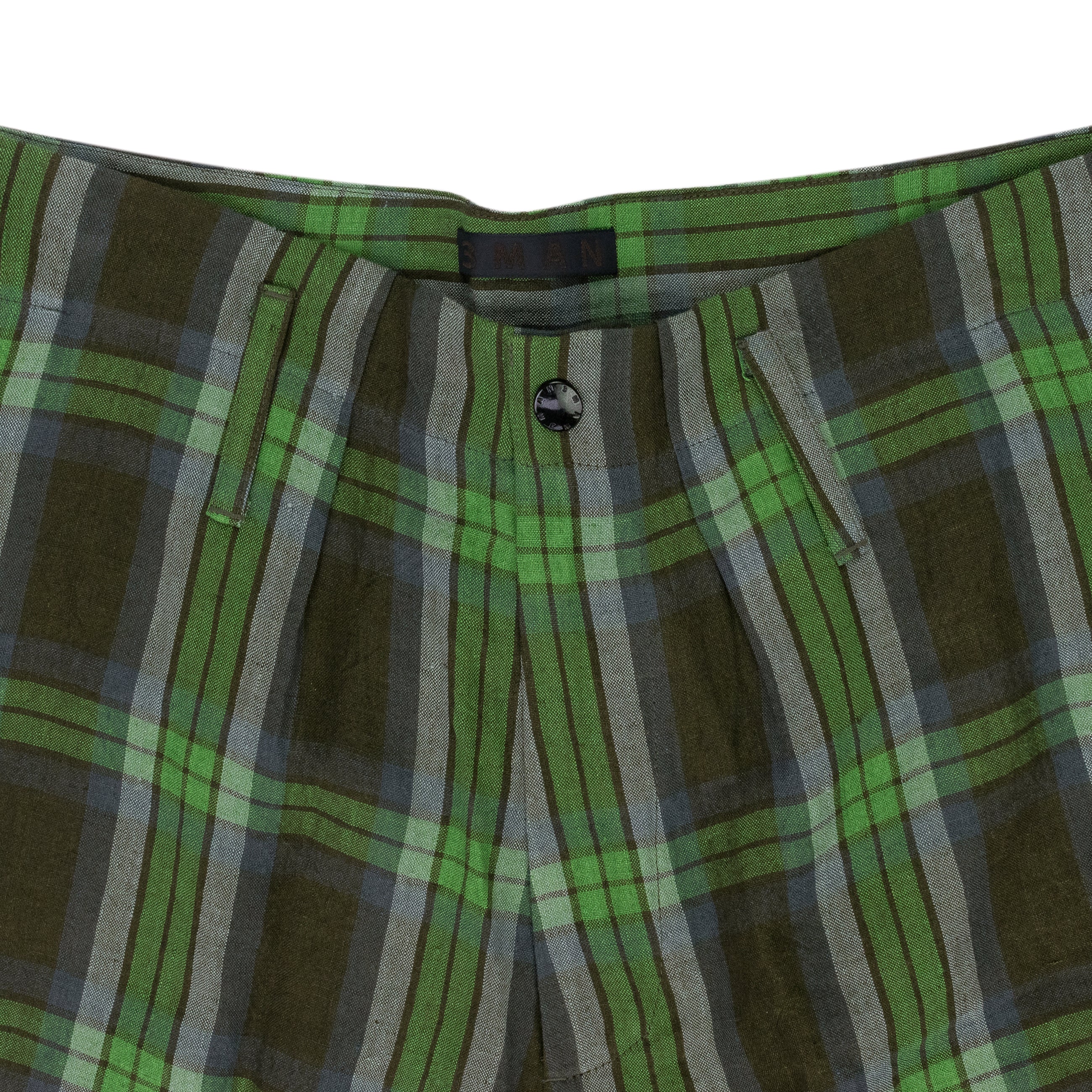 3MAN Linen Deck Short Green