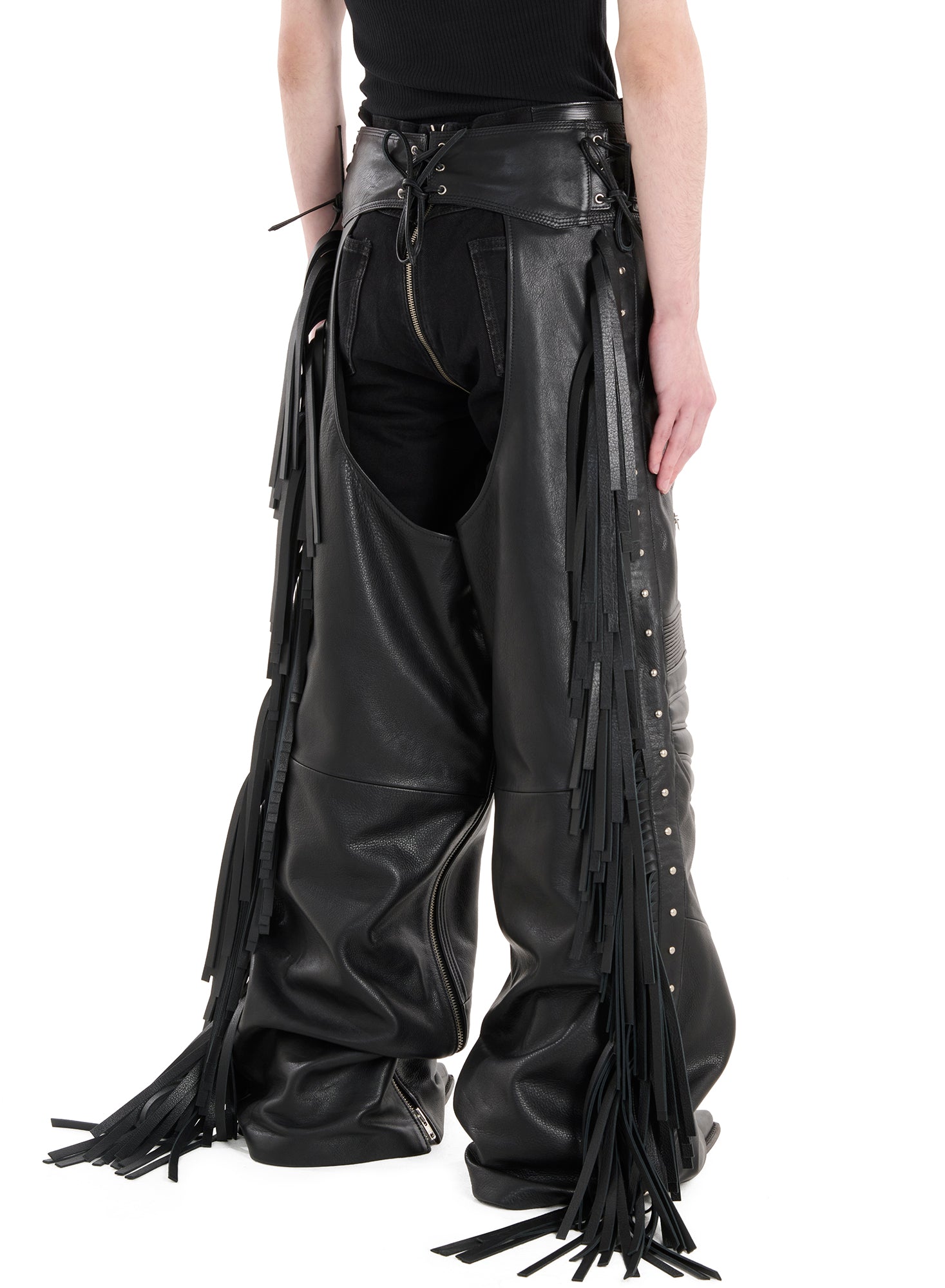 Luu Dan Hell-Fire Leather Chaps Black 12316