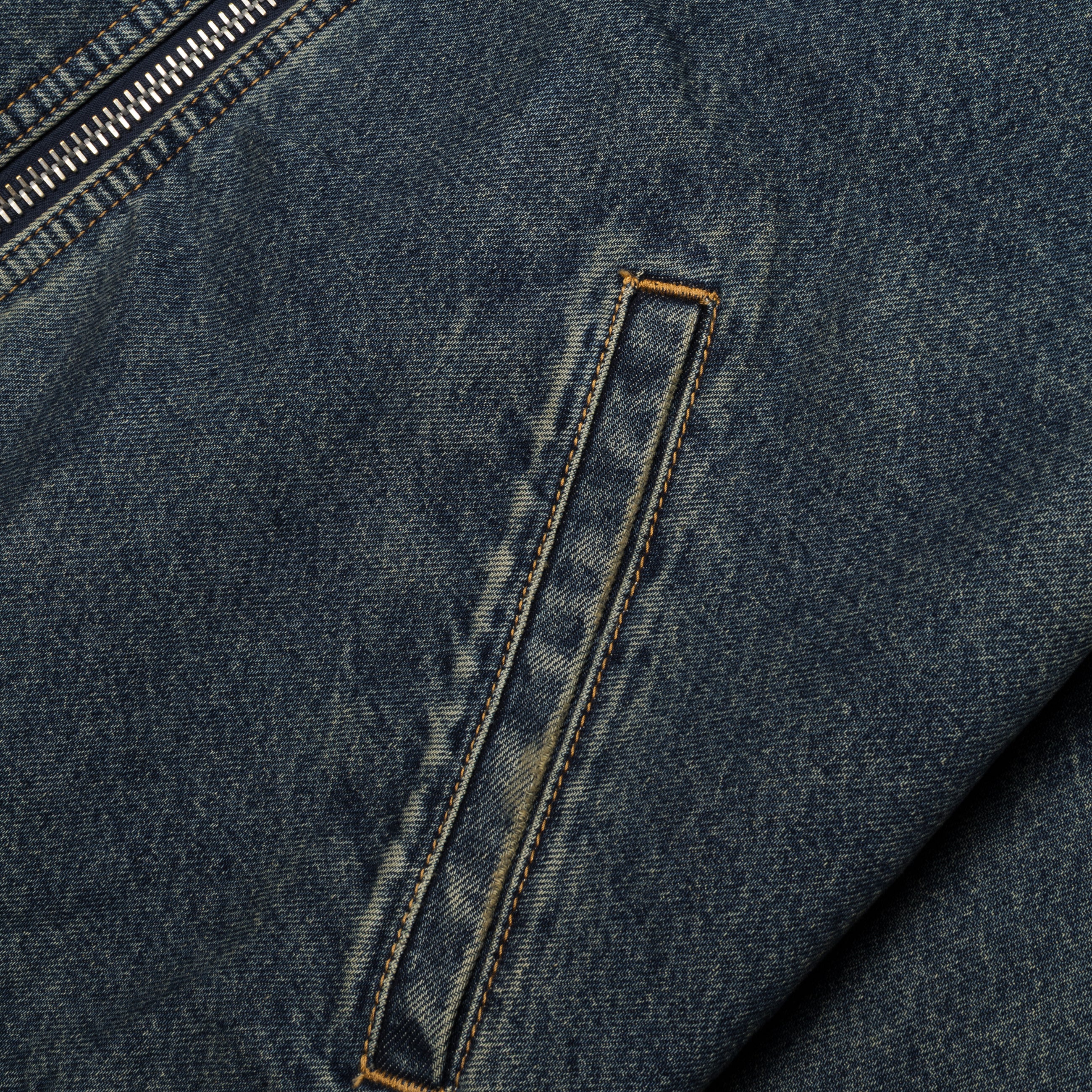 Ann Demeulemeester Rocco Slim Fit Zipped Blouson Blue
