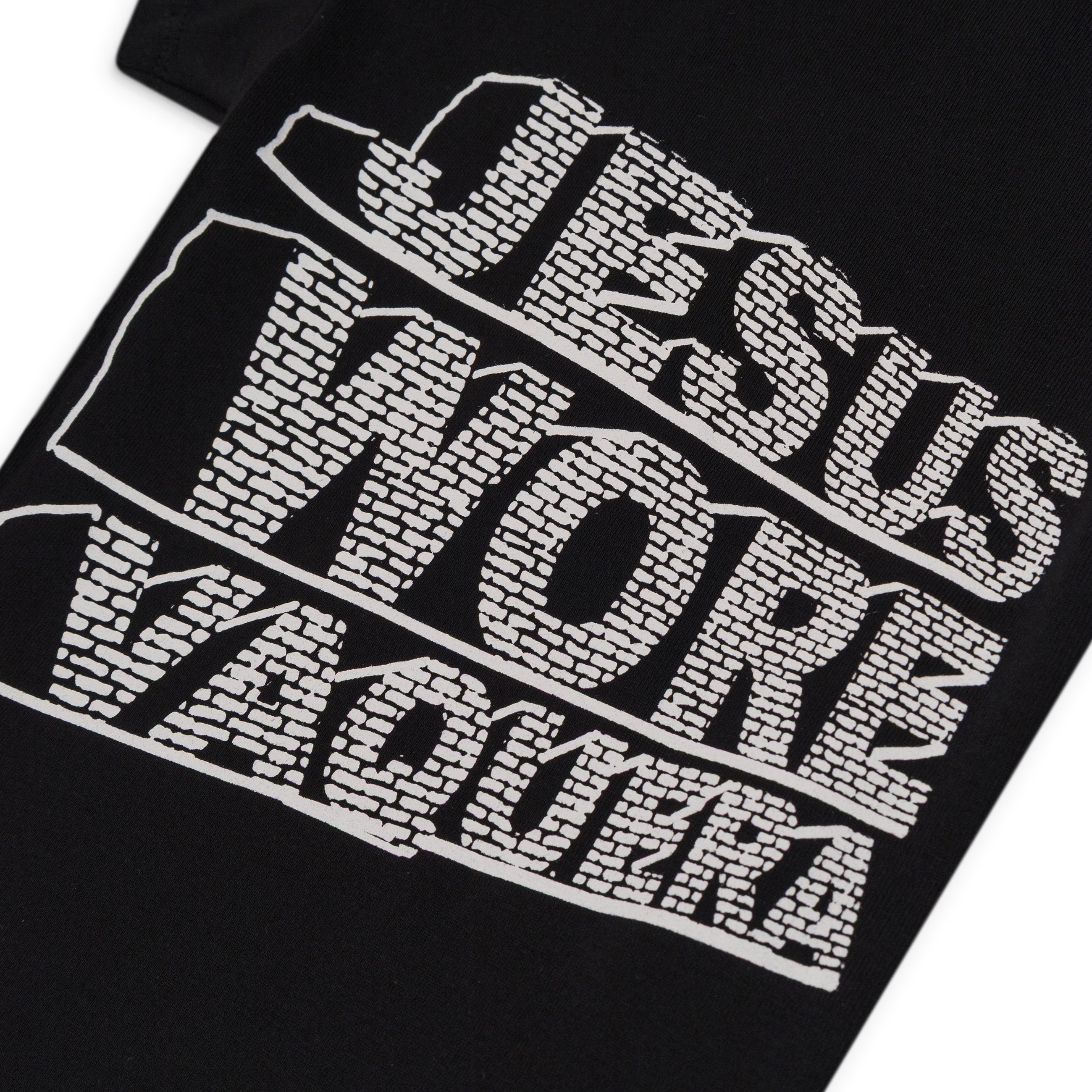 Vaquera Women Jesus Wore Vaquera Baby Tee Knit Black